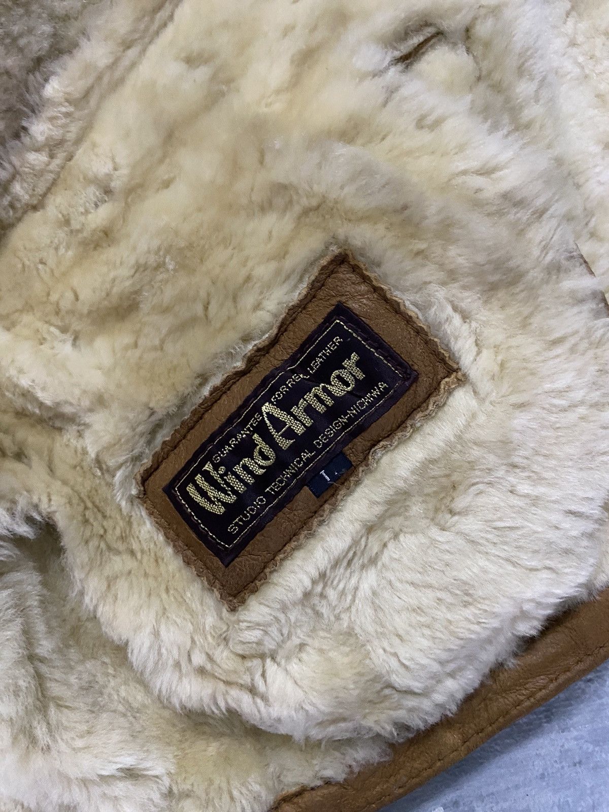 Japanese Brand 🔥Vintage🔥 Wind Amour Shearling Sheepskin Jacket Size US L / EU 52-54 / 3 - 13 Thumbnail