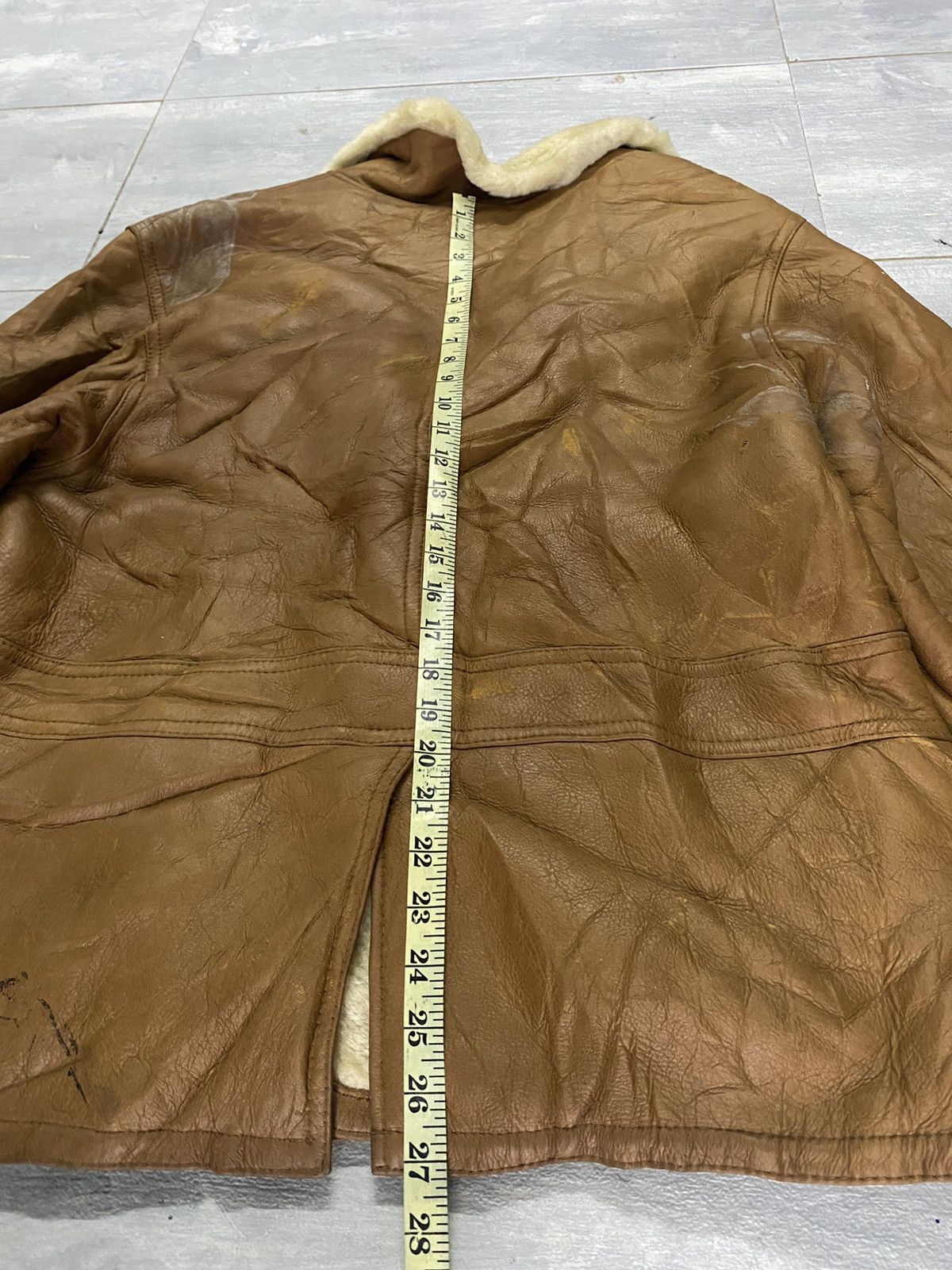 Japanese Brand 🔥Vintage🔥 Wind Amour Shearling Sheepskin Jacket Size US L / EU 52-54 / 3 - 9 Thumbnail