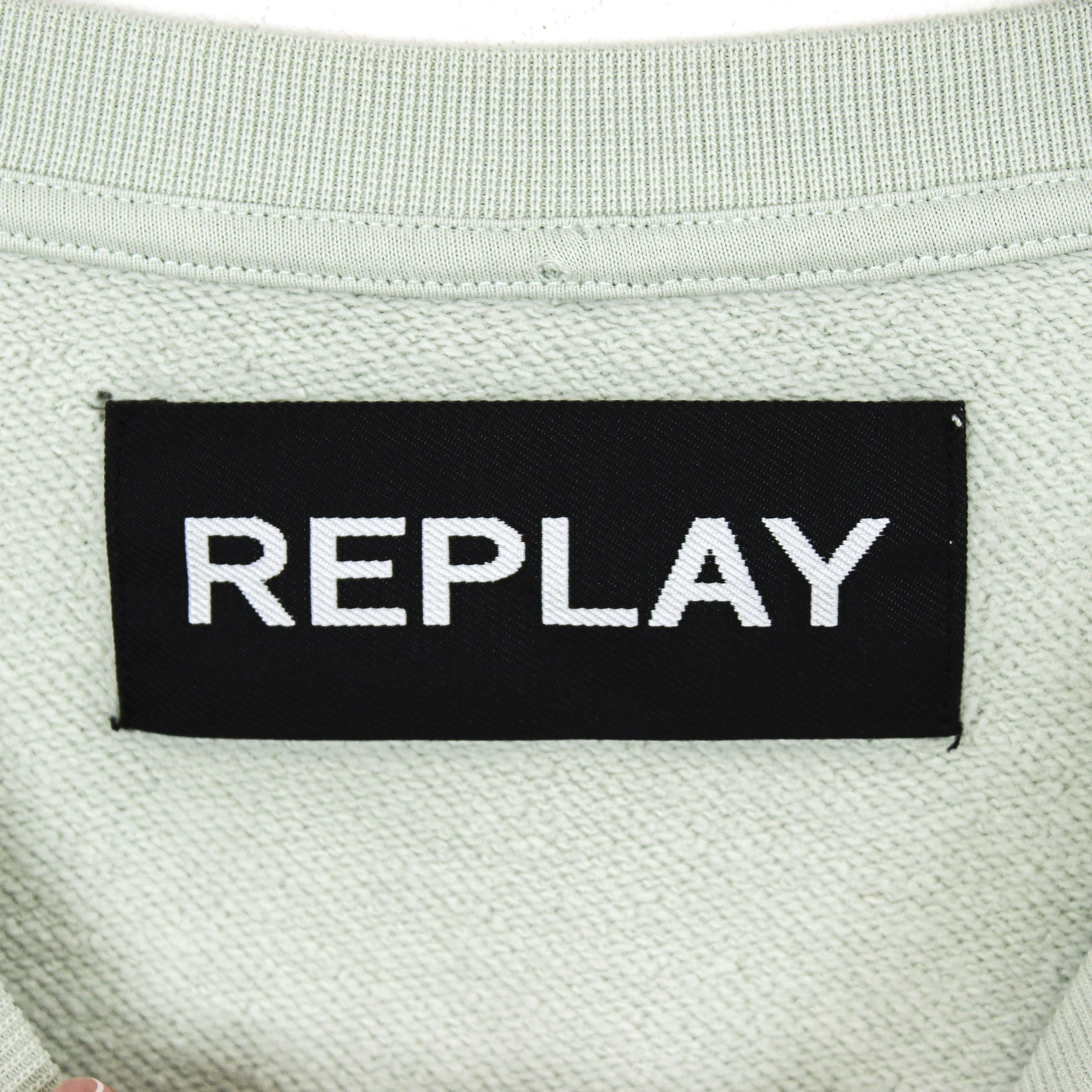 Replay Hybrid M Cotton Jumper Sweatshirt Casual Pullover Logo Top Size US M / EU 48-50 / 2 - 7 Thumbnail