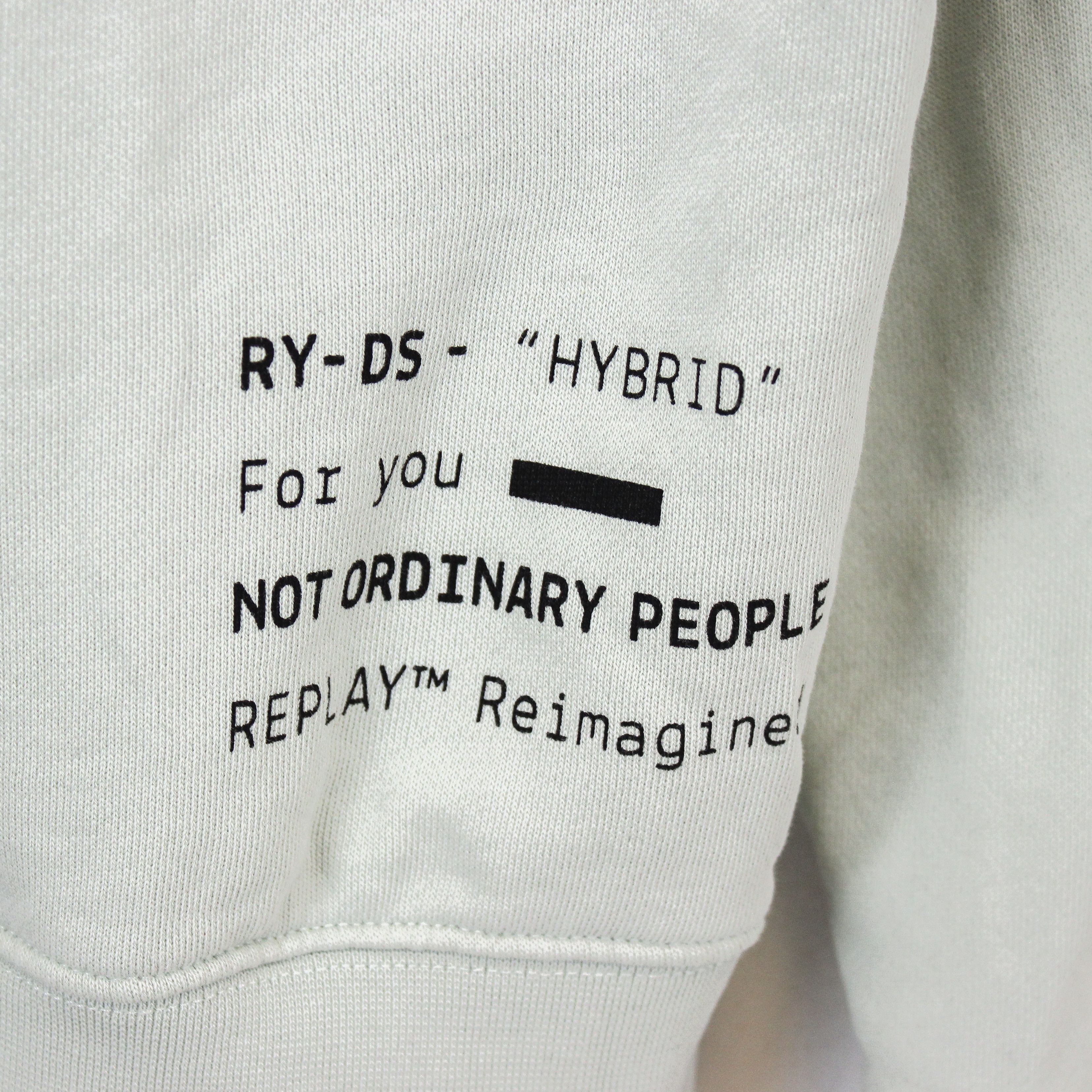 Replay Hybrid M Cotton Jumper Sweatshirt Casual Pullover Logo Top Size US M / EU 48-50 / 2 - 6 Thumbnail