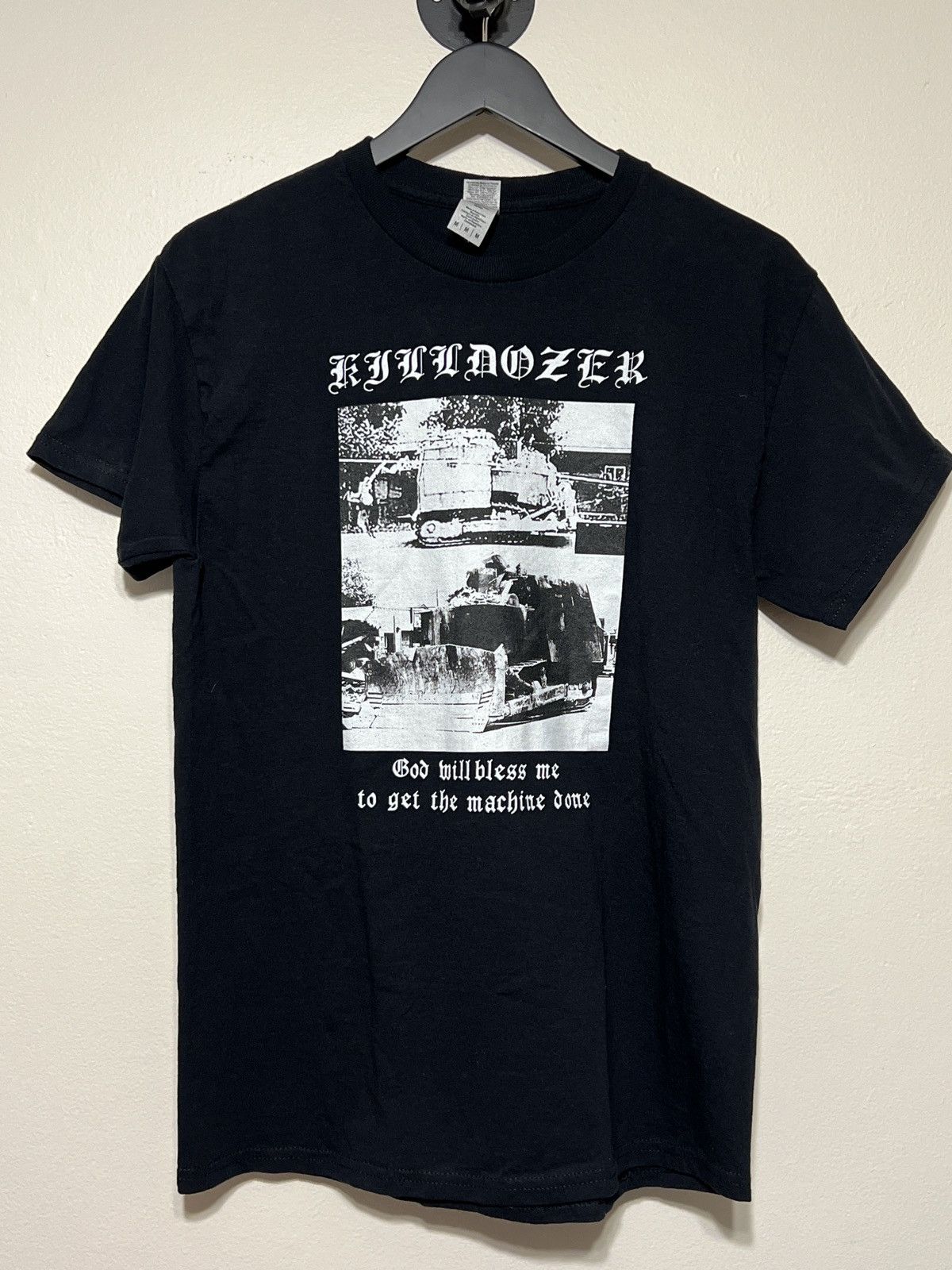 Band Tees Killdozer God Will Bless Me To Get The Machine Done T Shirt