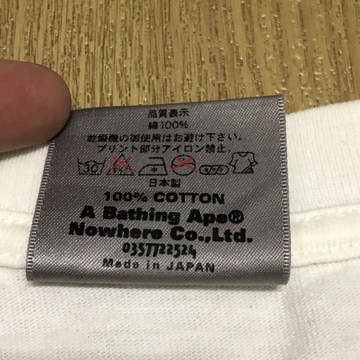 Bape Bape Plain Tee ‘Fabulous’ Spell Size US L / EU 52-54 / 3 - 5 Thumbnail