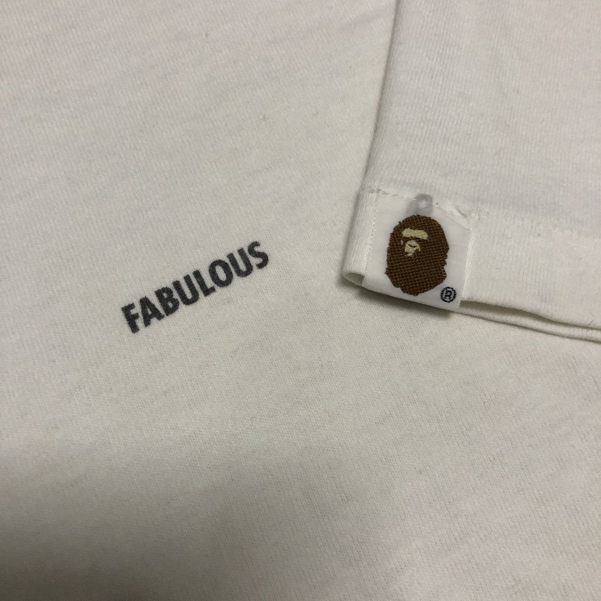 Bape Bape Plain Tee ‘Fabulous’ Spell Size US L / EU 52-54 / 3 - 6 Thumbnail