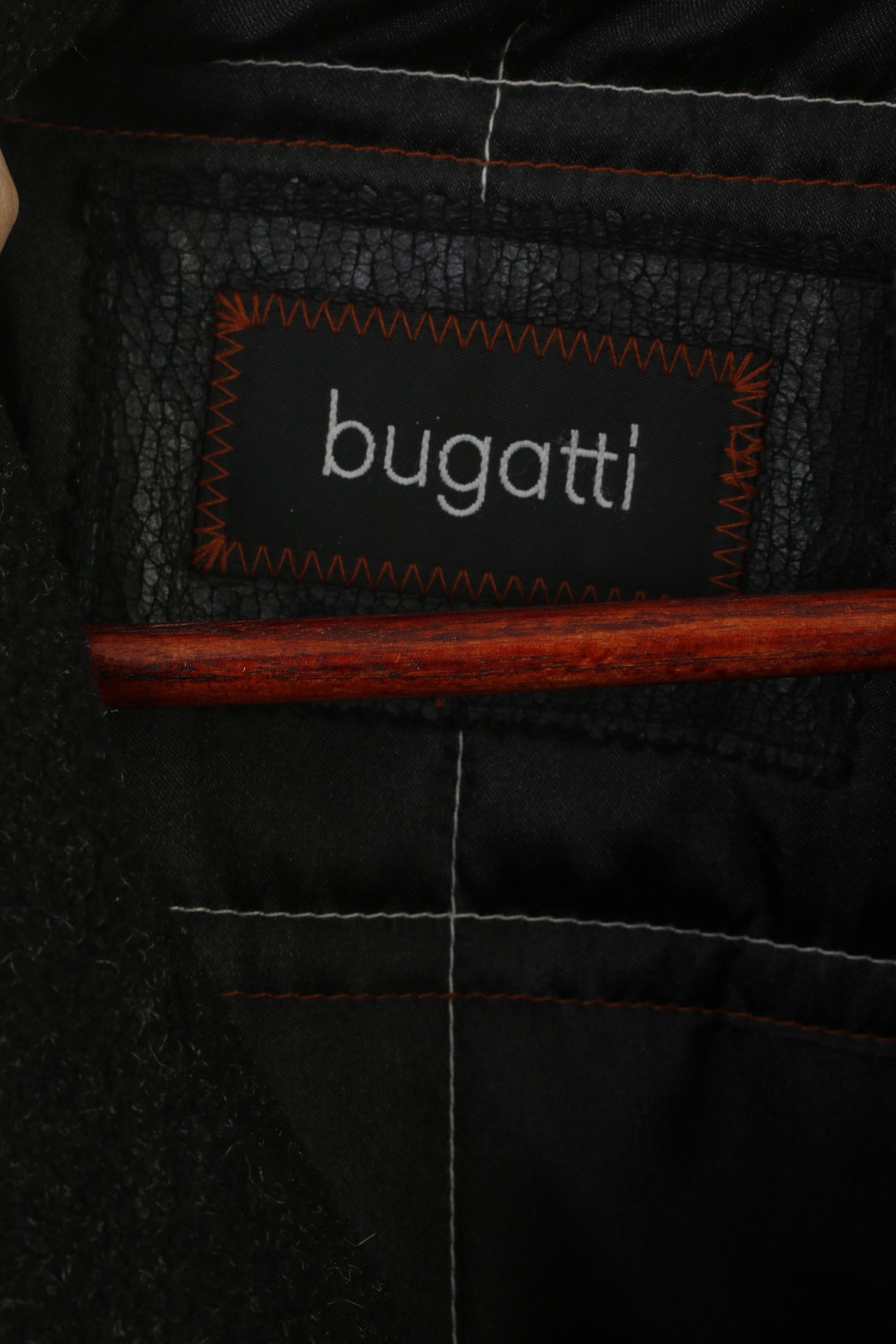 Bugatti Bugatti Men 56 XXL Jacket Black Lined Zipped Classic 9617 Size US XXL / EU 58 / 5 - 6 Thumbnail