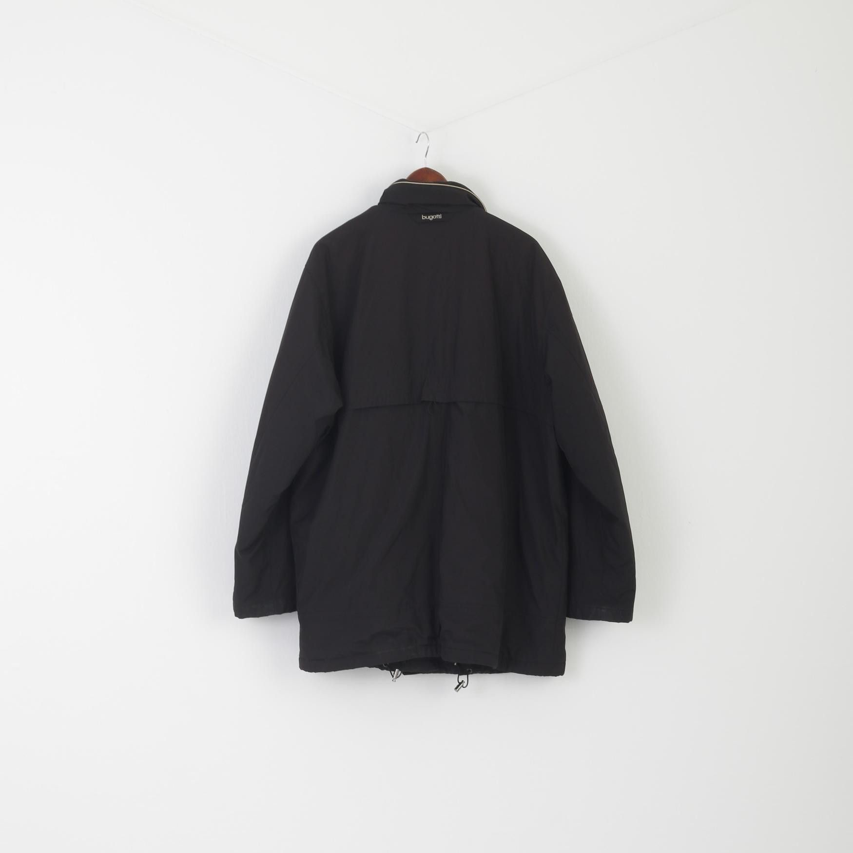 Bugatti Bugatti Men 56 XXL Jacket Black Lined Zipped Classic 9617 Size US XXL / EU 58 / 5 - 9 Thumbnail