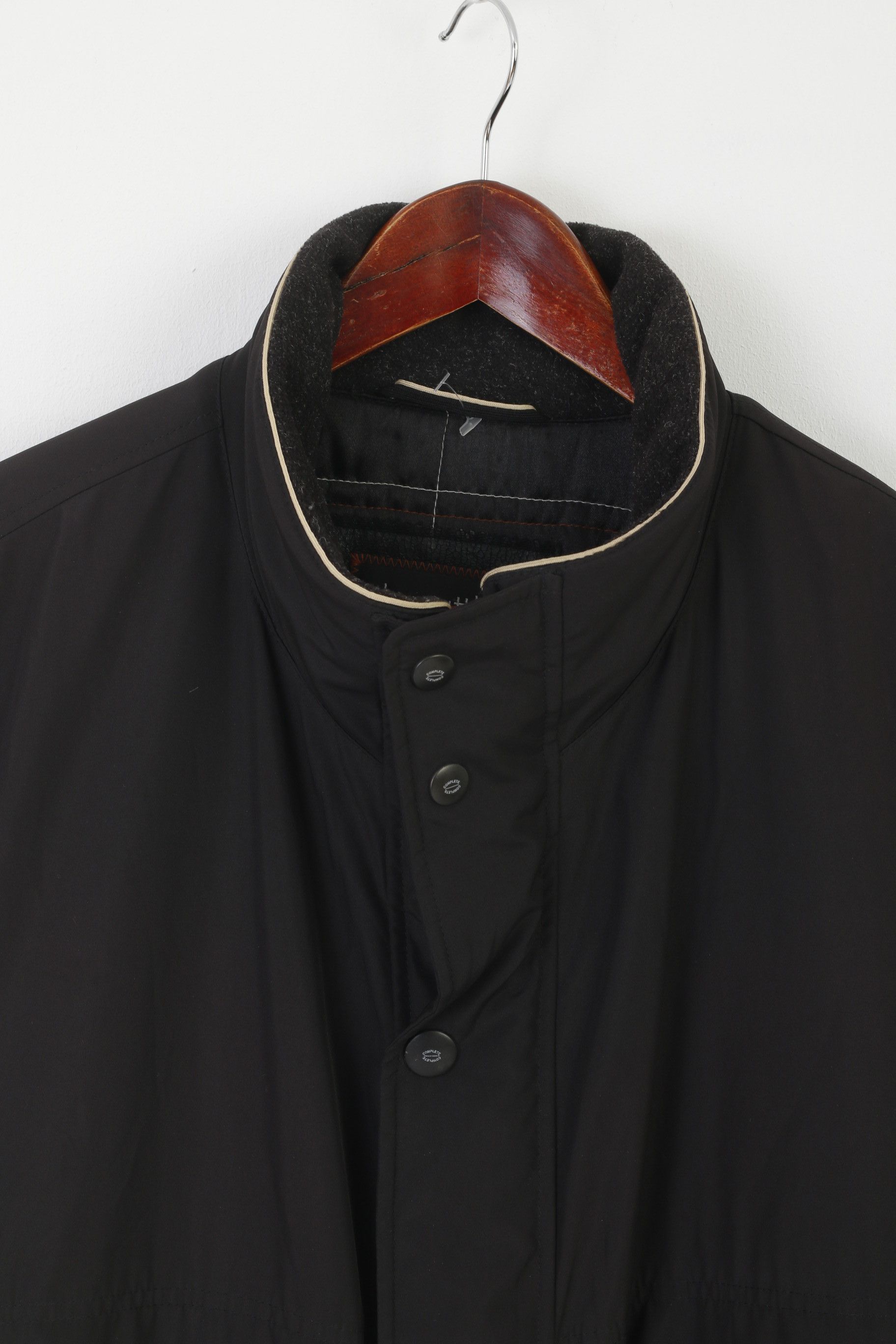 Bugatti Bugatti Men 56 XXL Jacket Black Lined Zipped Classic 9617 Size US XXL / EU 58 / 5 - 3 Thumbnail