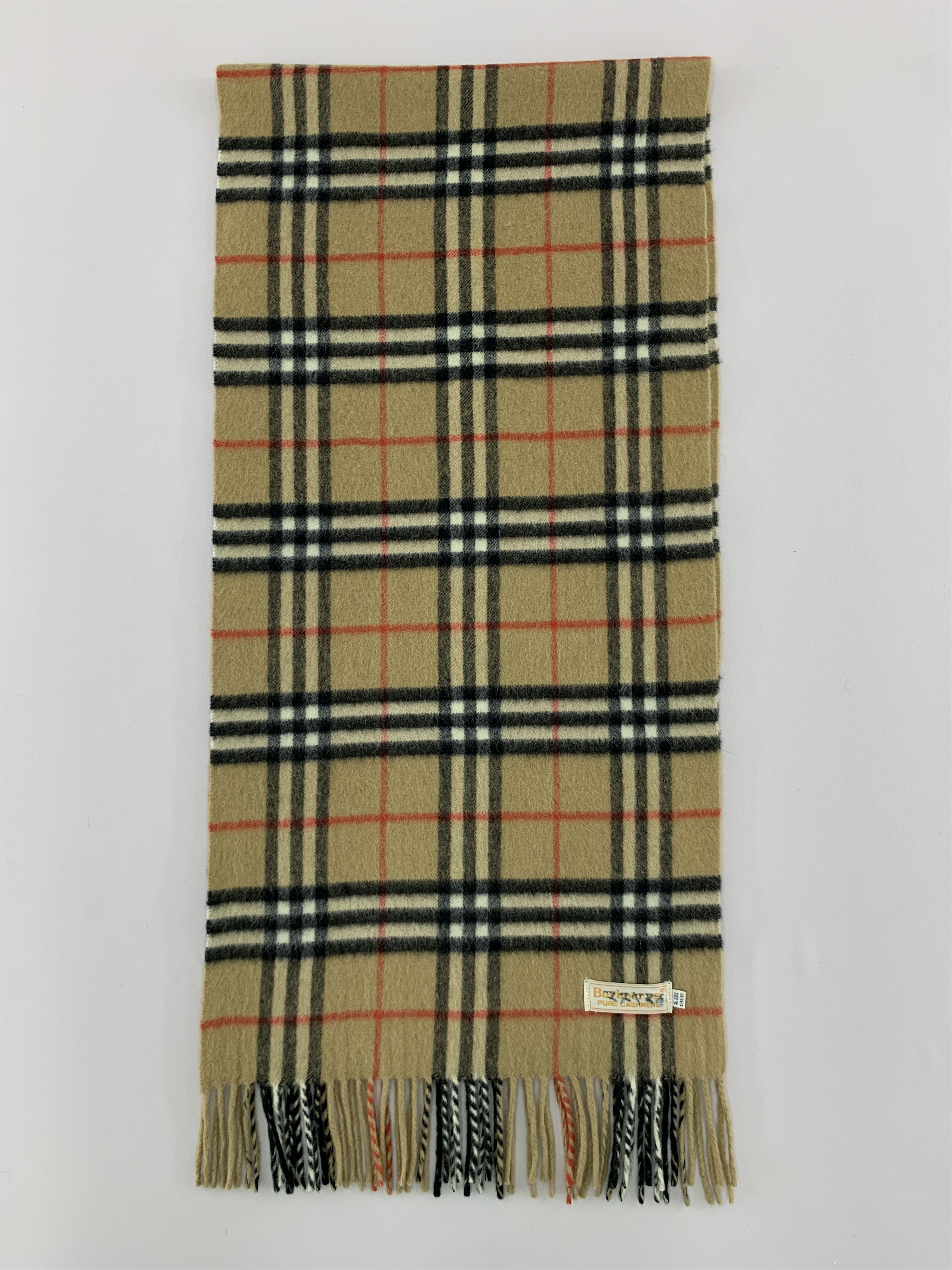 Burberry × Vintage Burberry Scarf / Muffler / Cashmere - BL5185 Size ONE SIZE - 3 Thumbnail