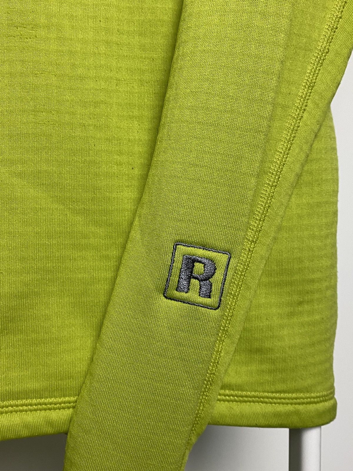 Patagonia × Vintage Patagonia vintage neon green fleece half zip Size US L / EU 52-54 / 3 - 5 Thumbnail