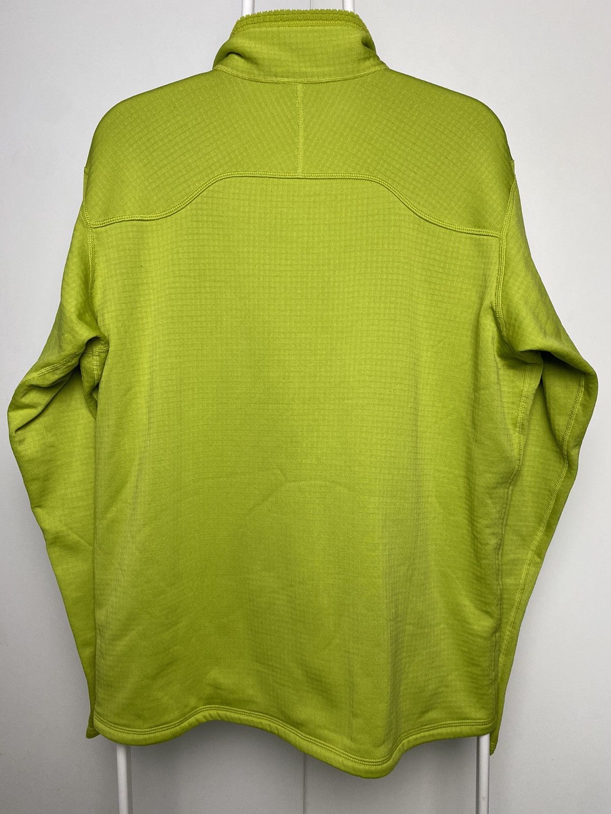 Patagonia × Vintage Patagonia vintage neon green fleece half zip Size US L / EU 52-54 / 3 - 7 Thumbnail