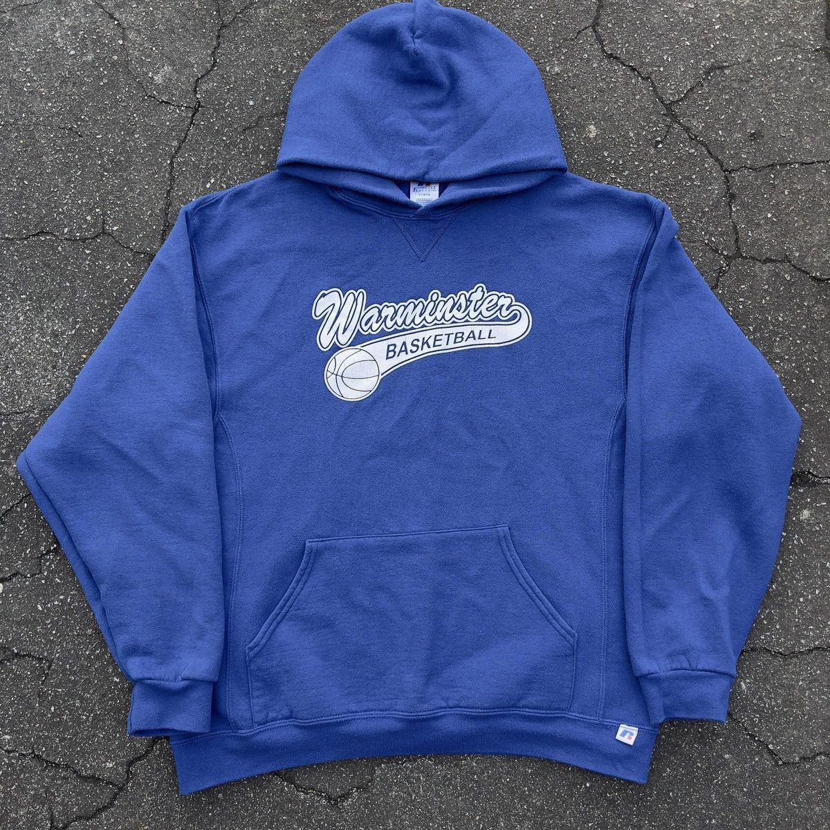 Vintage Y2K Warminster Football Russell Athletic Hoodie