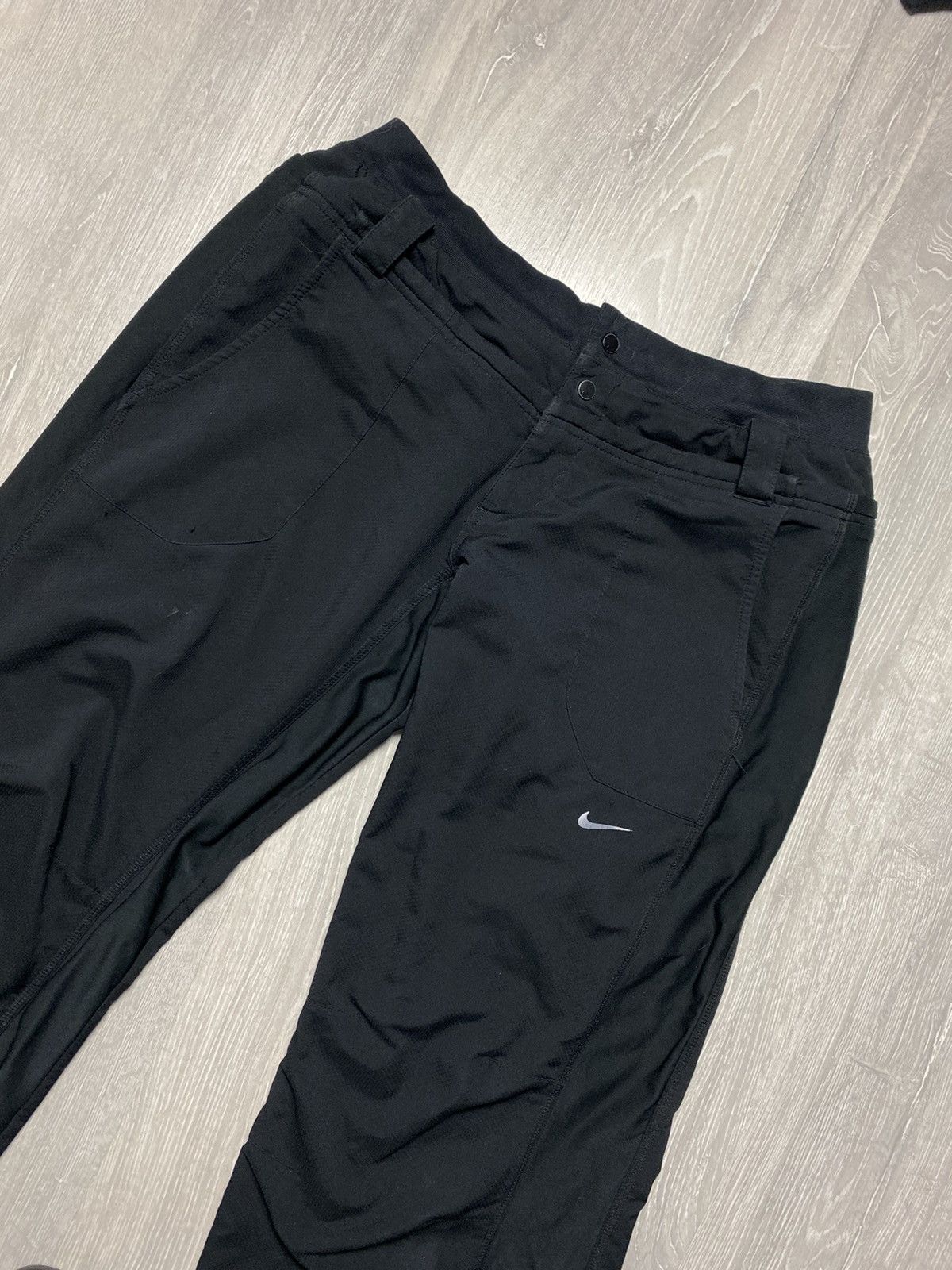 Nike × Vintage Nike vintage black track pants small swoosh Size US 30 / EU 46 - 2 Thumbnail