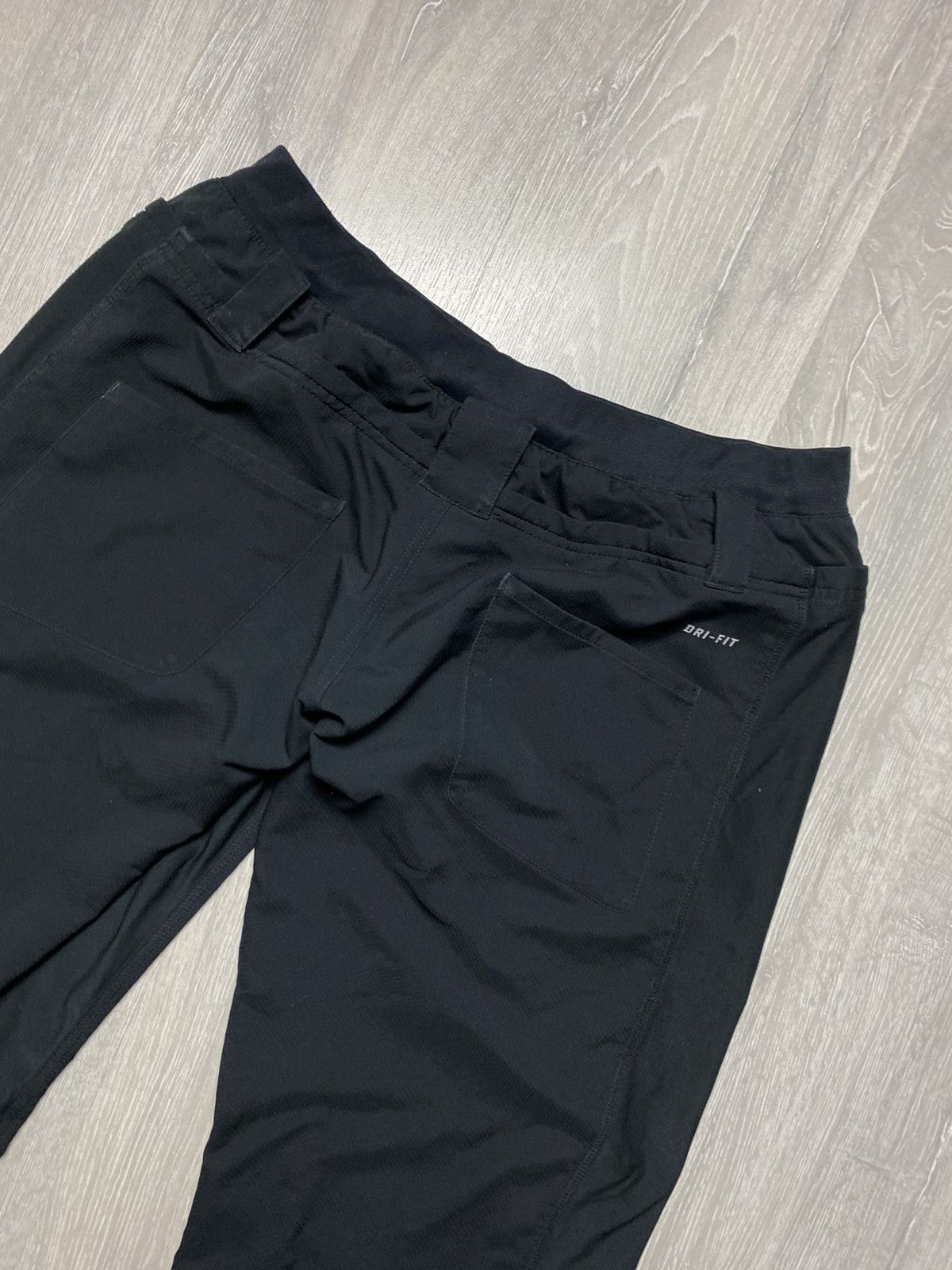 Nike × Vintage Nike vintage black track pants small swoosh Size US 30 / EU 46 - 6 Thumbnail