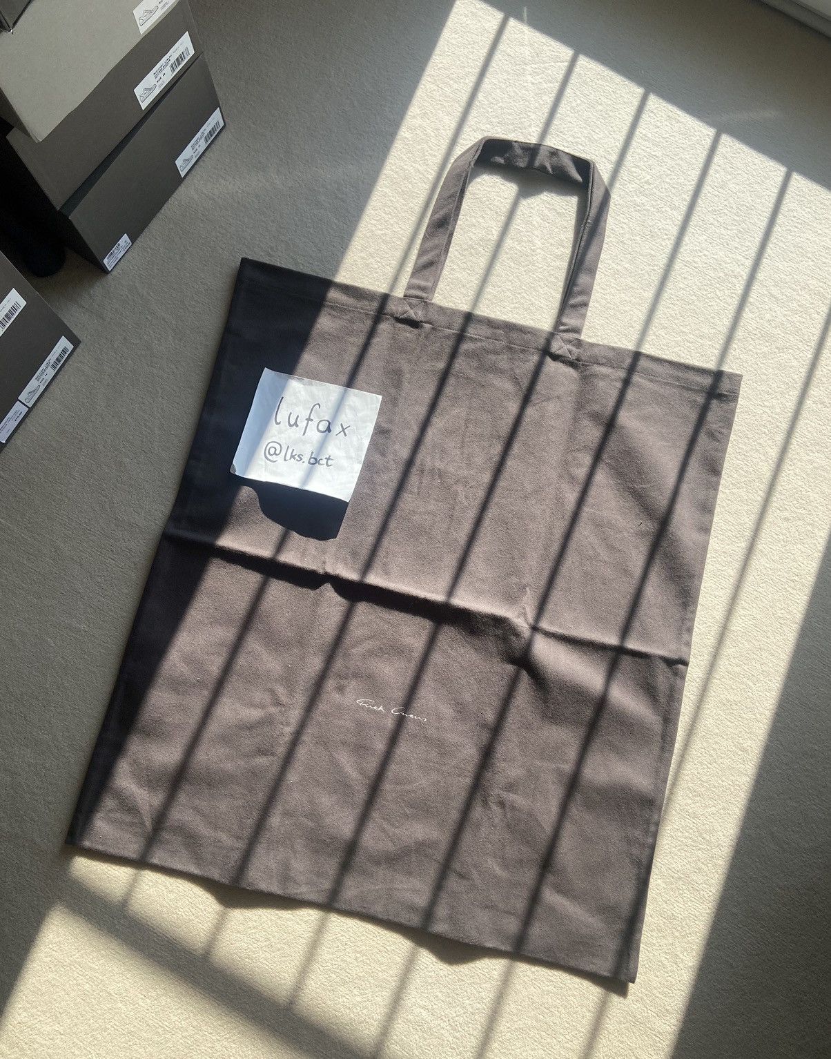 Rick Owens rick owens mega tote bag xxl xl extra large Size ONE SIZE - 2 Thumbnail