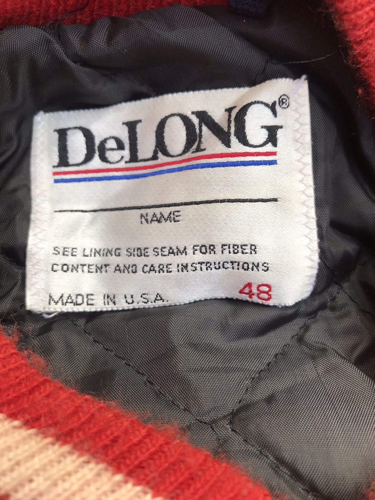 Vintage Delong Varsity Jacket Size US L / EU 52-54 / 3 - 20 Thumbnail