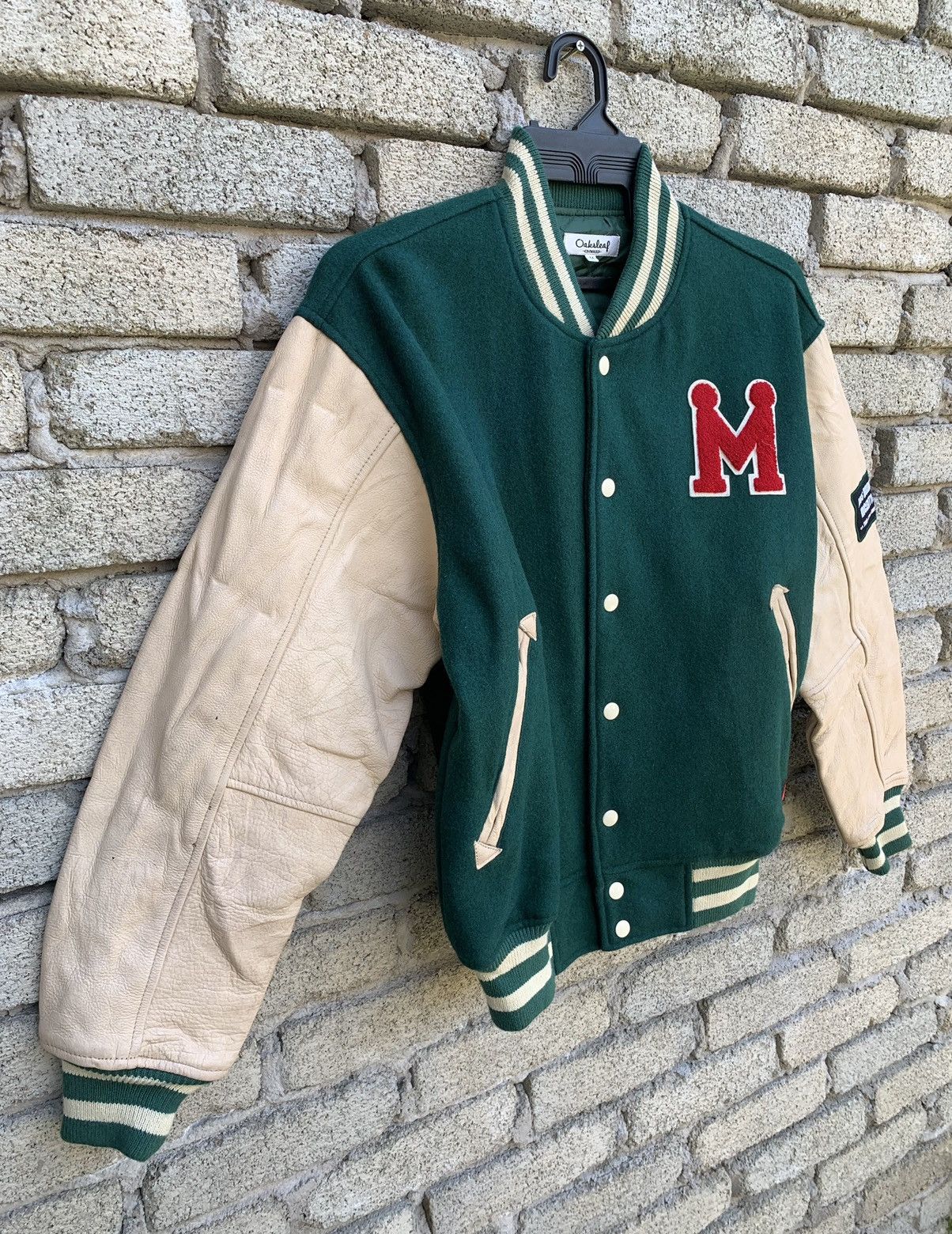 Japanese Brand Oaksleaf Onward Mos Burger Intensive leather Sleeve Jacket Size US M / EU 48-50 / 2 - 4 Thumbnail