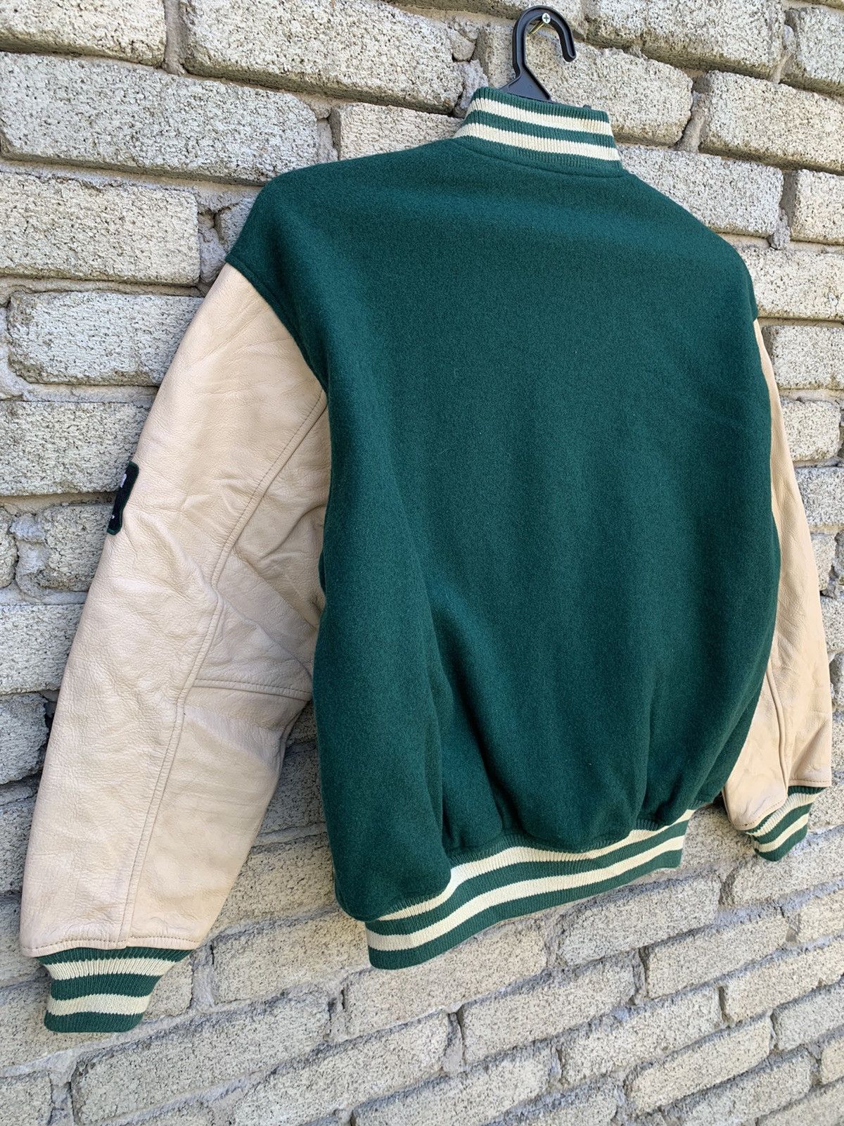 Japanese Brand Oaksleaf Onward Mos Burger Intensive leather Sleeve Jacket Size US M / EU 48-50 / 2 - 7 Thumbnail