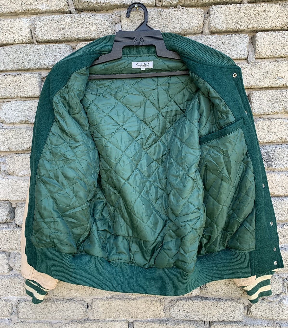 Japanese Brand Oaksleaf Onward Mos Burger Intensive leather Sleeve Jacket Size US M / EU 48-50 / 2 - 20 Thumbnail