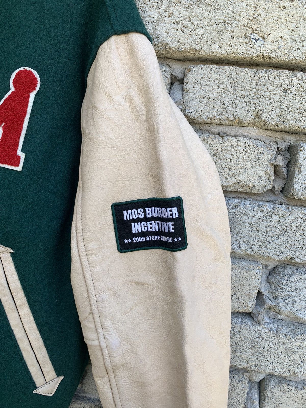 Japanese Brand Oaksleaf Onward Mos Burger Intensive leather Sleeve Jacket Size US M / EU 48-50 / 2 - 16 Thumbnail