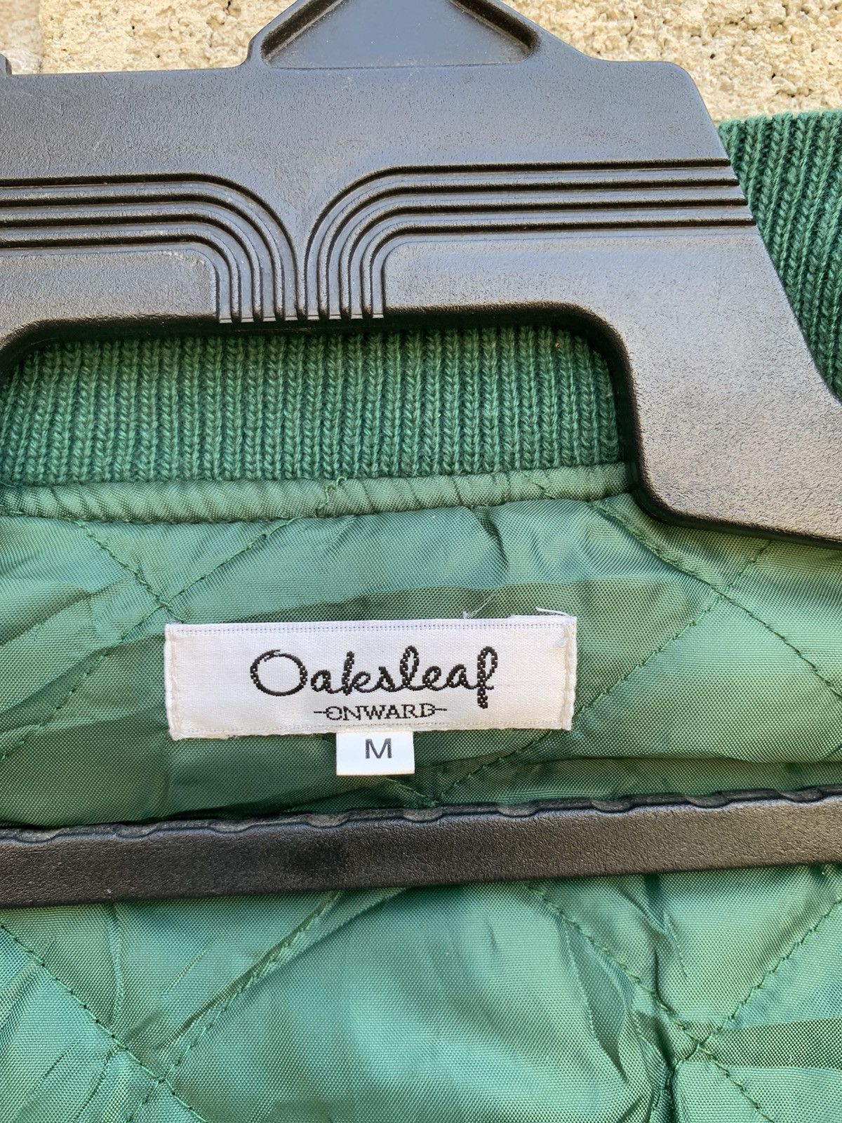 Japanese Brand Oaksleaf Onward Mos Burger Intensive leather Sleeve Jacket Size US M / EU 48-50 / 2 - 22 Thumbnail
