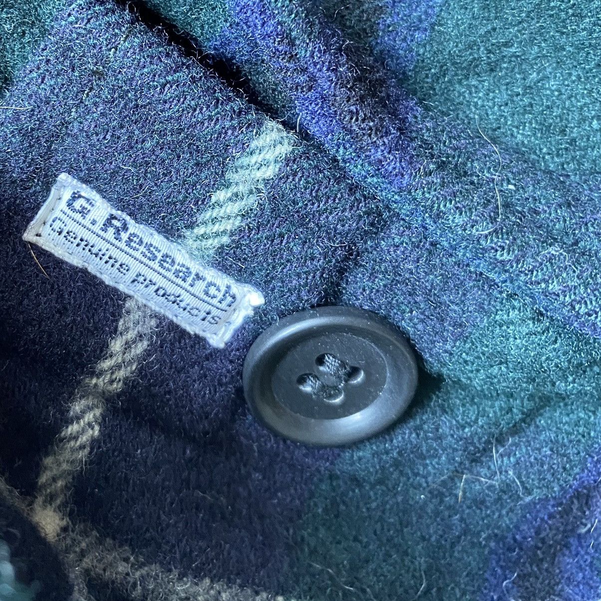 General Research Vintage 1997 Green Tartan Cargo Shorts Size US 30 / EU 46 - 4 Thumbnail