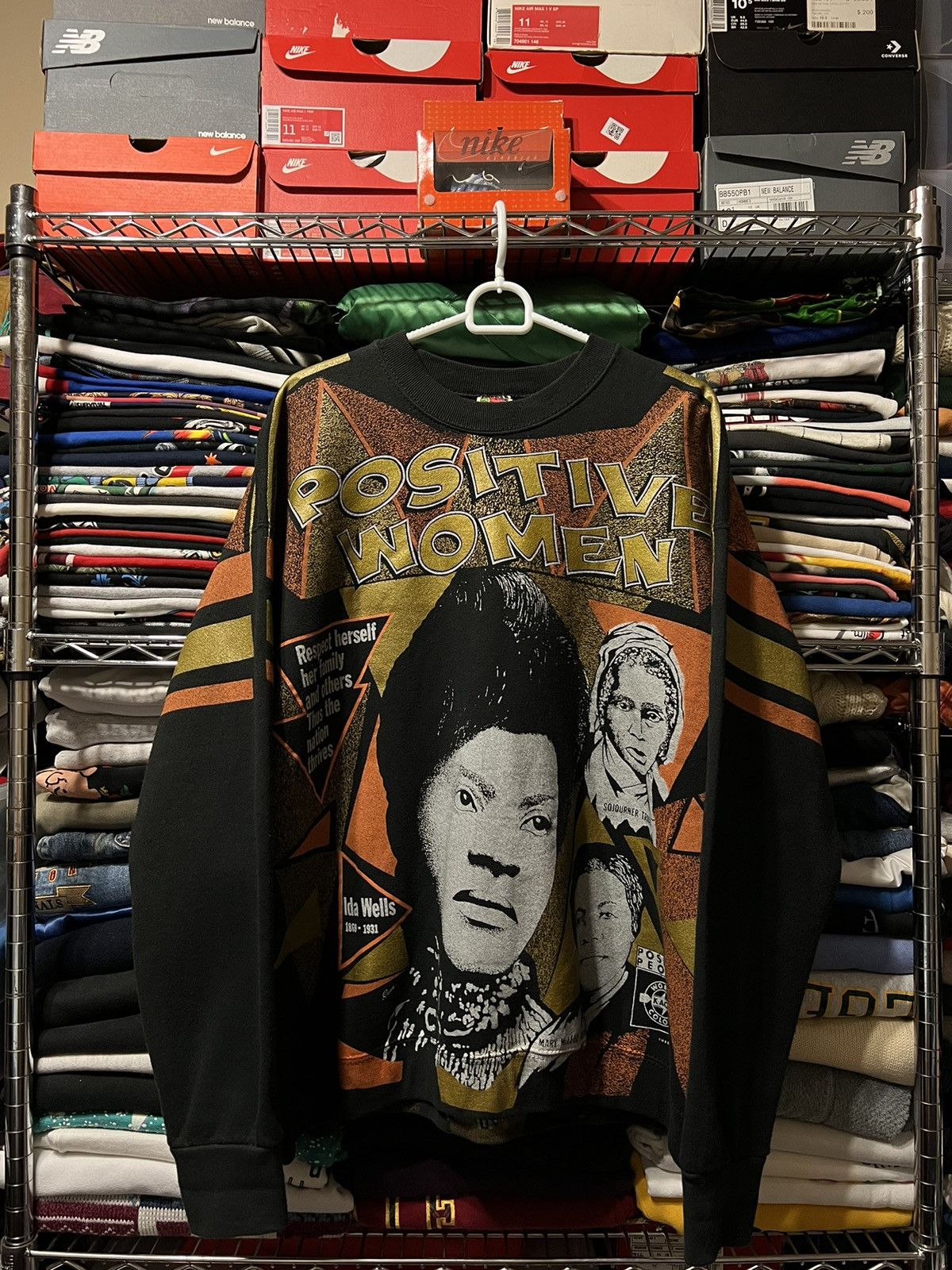 Vintage positive women sweatshirt