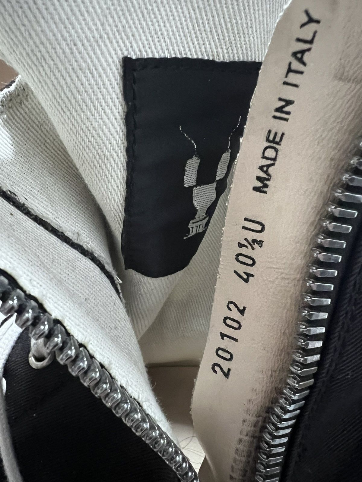Rick Owens Drkshdw Rick owens ramones drkshdw high top sneakers Size US 7.5 / EU 40-41 - 10 Thumbnail