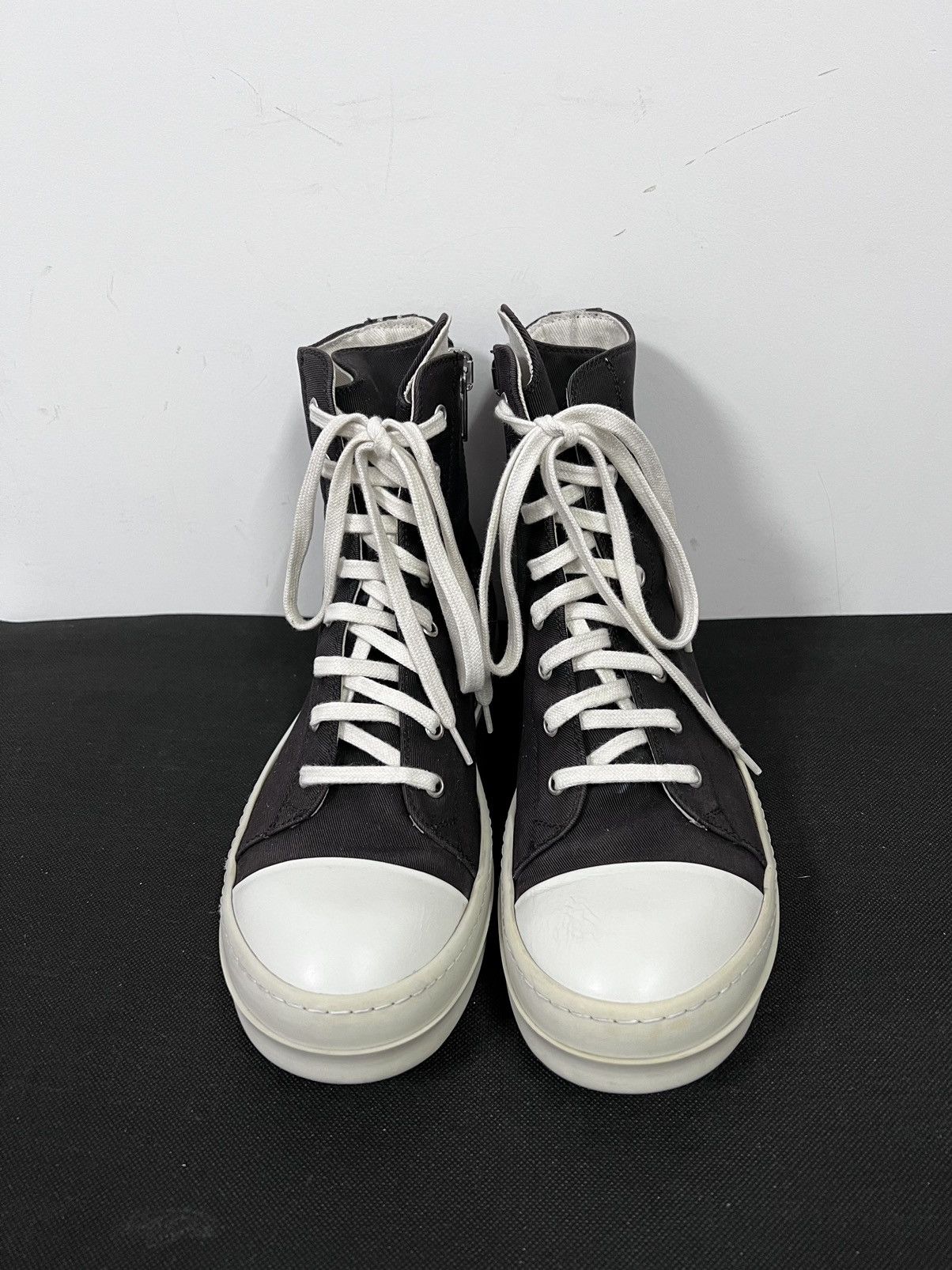 Rick Owens Drkshdw Rick owens ramones drkshdw high top sneakers Size US 7.5 / EU 40-41 - 3 Thumbnail