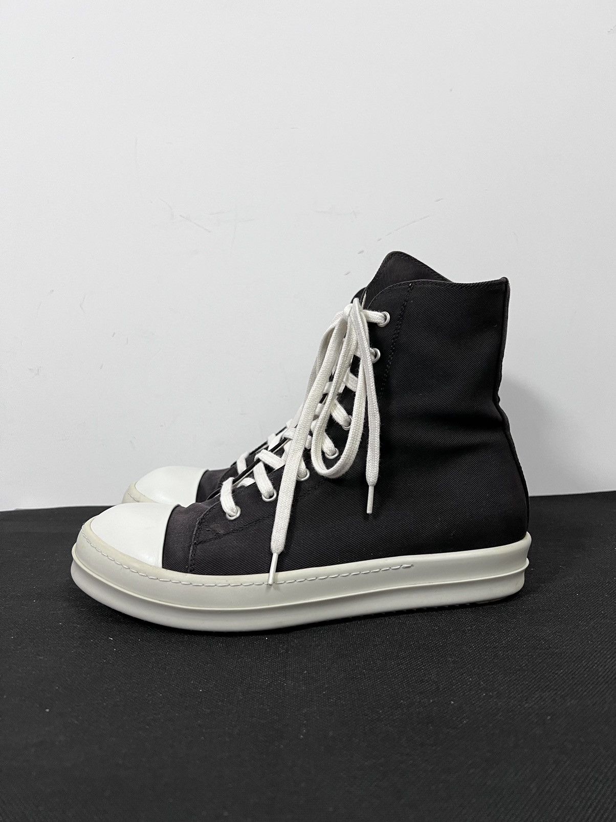 Rick Owens Drkshdw Rick owens ramones drkshdw high top sneakers Size US 7.5 / EU 40-41 - 2 Thumbnail