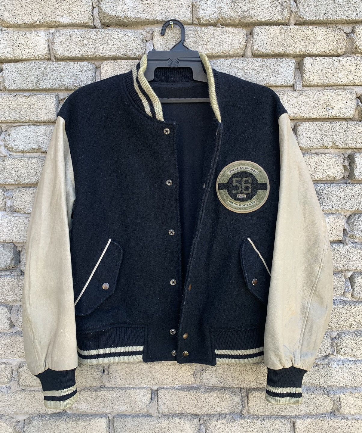Japanese Brand Comme Ca De Mode 56 Winter Club Leather Sleeve Jacket Size US M / EU 48-50 / 2 - 13 Thumbnail