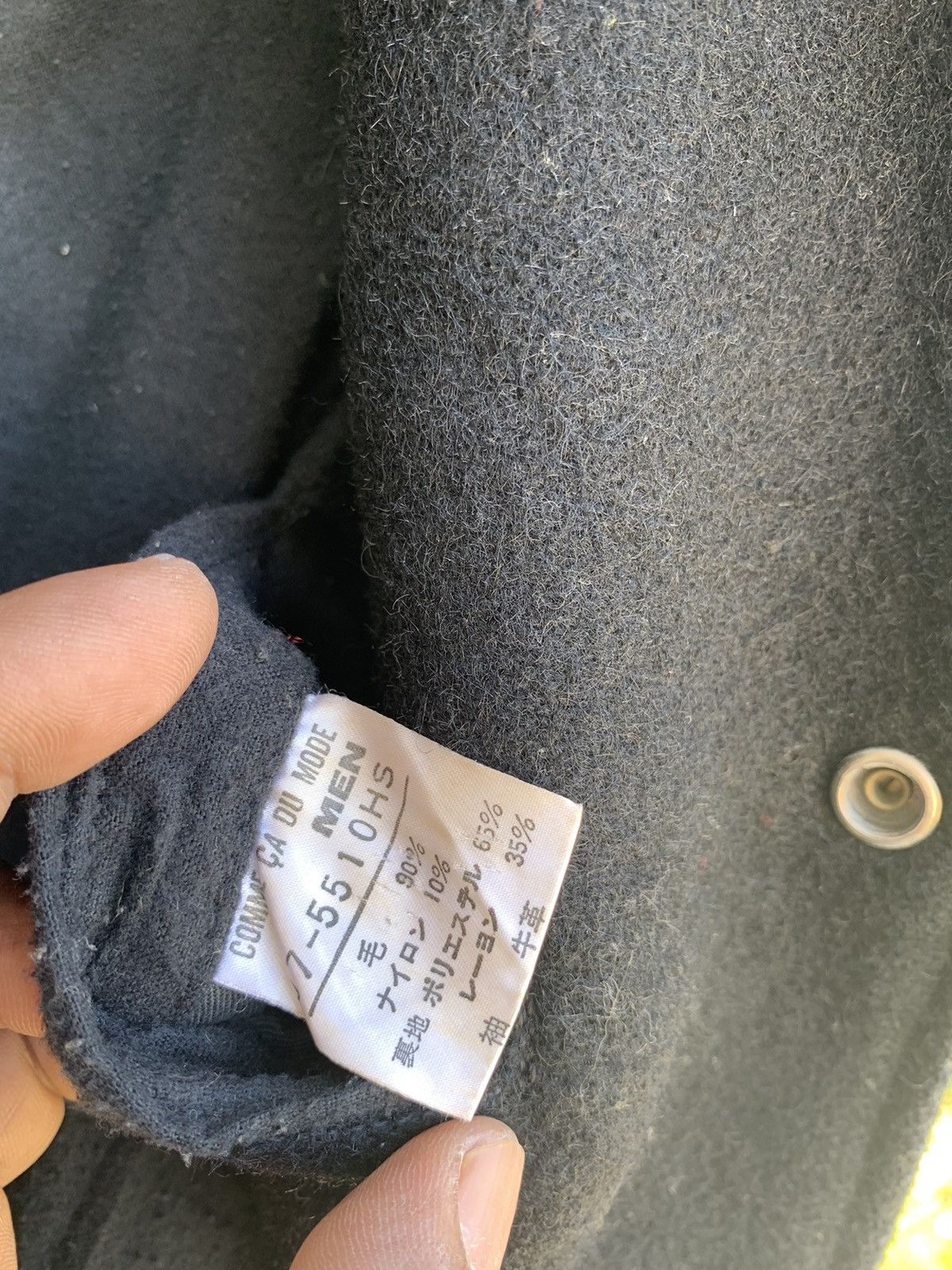Japanese Brand Comme Ca De Mode 56 Winter Club Leather Sleeve Jacket Size US M / EU 48-50 / 2 - 24 Thumbnail