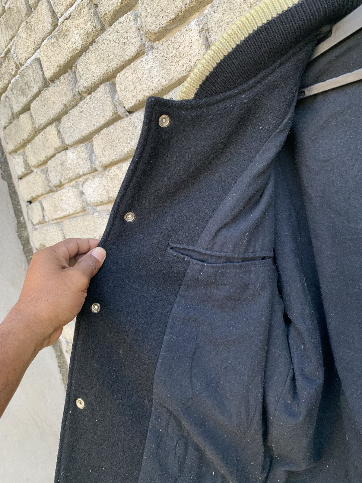 Japanese Brand Comme Ca De Mode 56 Winter Club Leather Sleeve Jacket Size US M / EU 48-50 / 2 - 23 Thumbnail