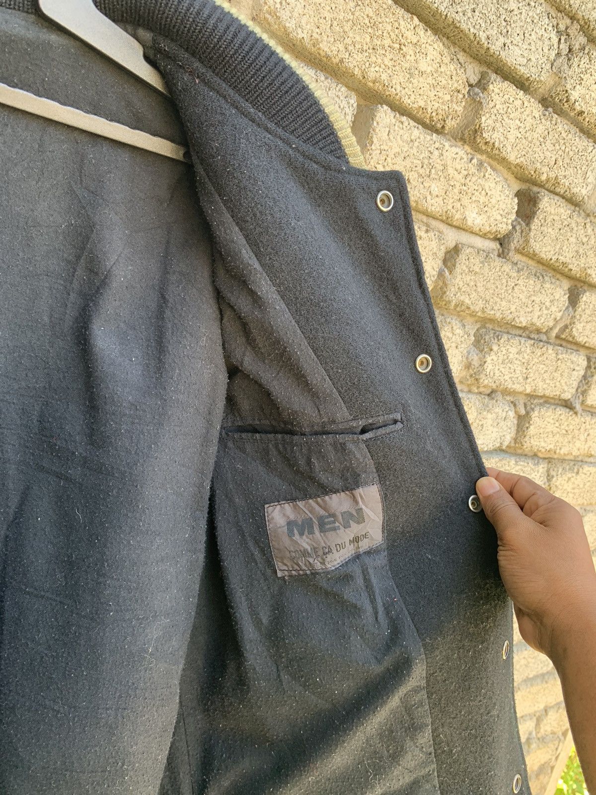 Japanese Brand Comme Ca De Mode 56 Winter Club Leather Sleeve Jacket Size US M / EU 48-50 / 2 - 22 Thumbnail
