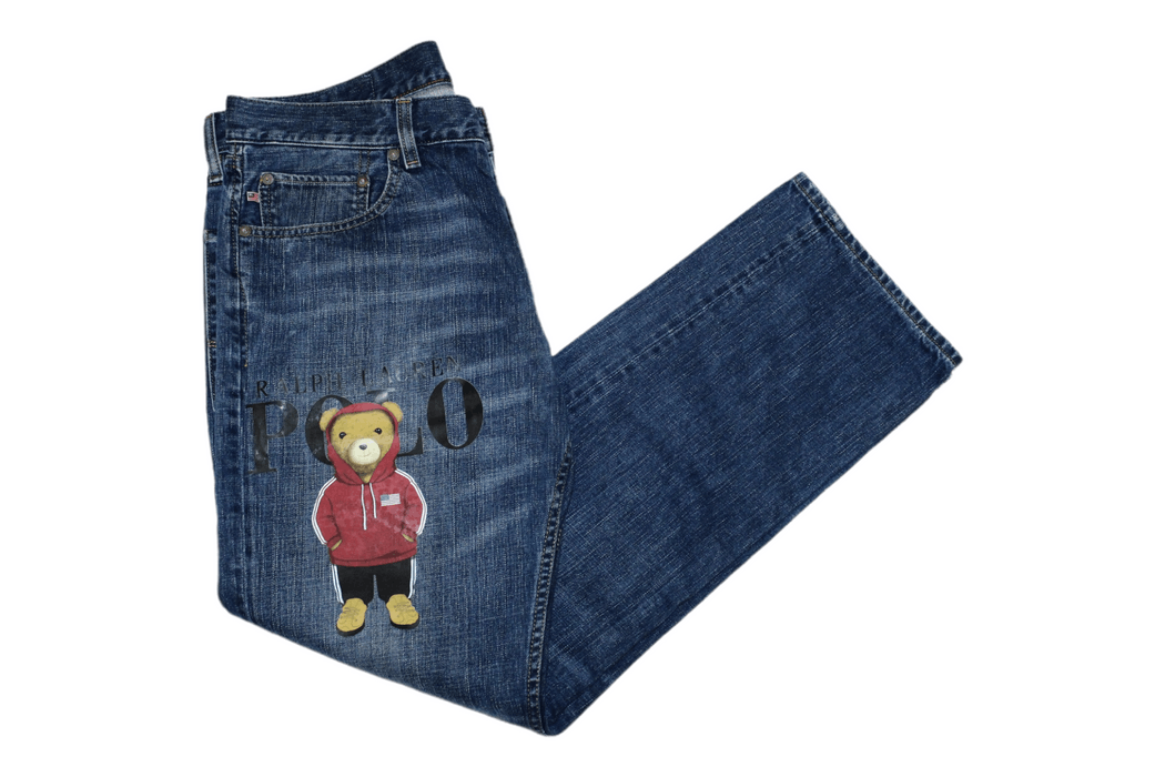 Ralph Lauren 💥Rare💥 Polo Bear Ralph Lauren Graphic Mercer Jeans