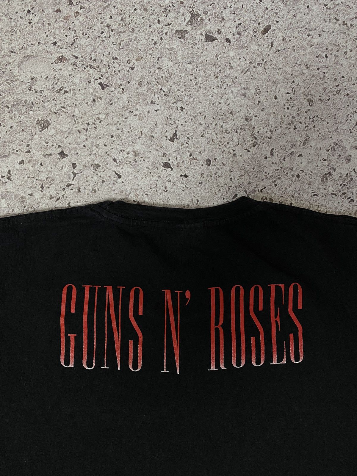 Band Tees × Vintage Vinatge 90’s Guns N’ Roses T-Shirt Overprint Size US L / EU 52-54 / 3 - 6 Thumbnail