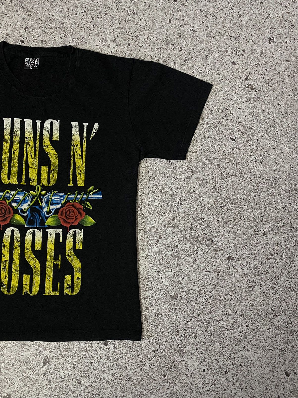 Band Tees × Vintage Vinatge 90’s Guns N’ Roses T-Shirt Overprint Size US L / EU 52-54 / 3 - 4 Thumbnail