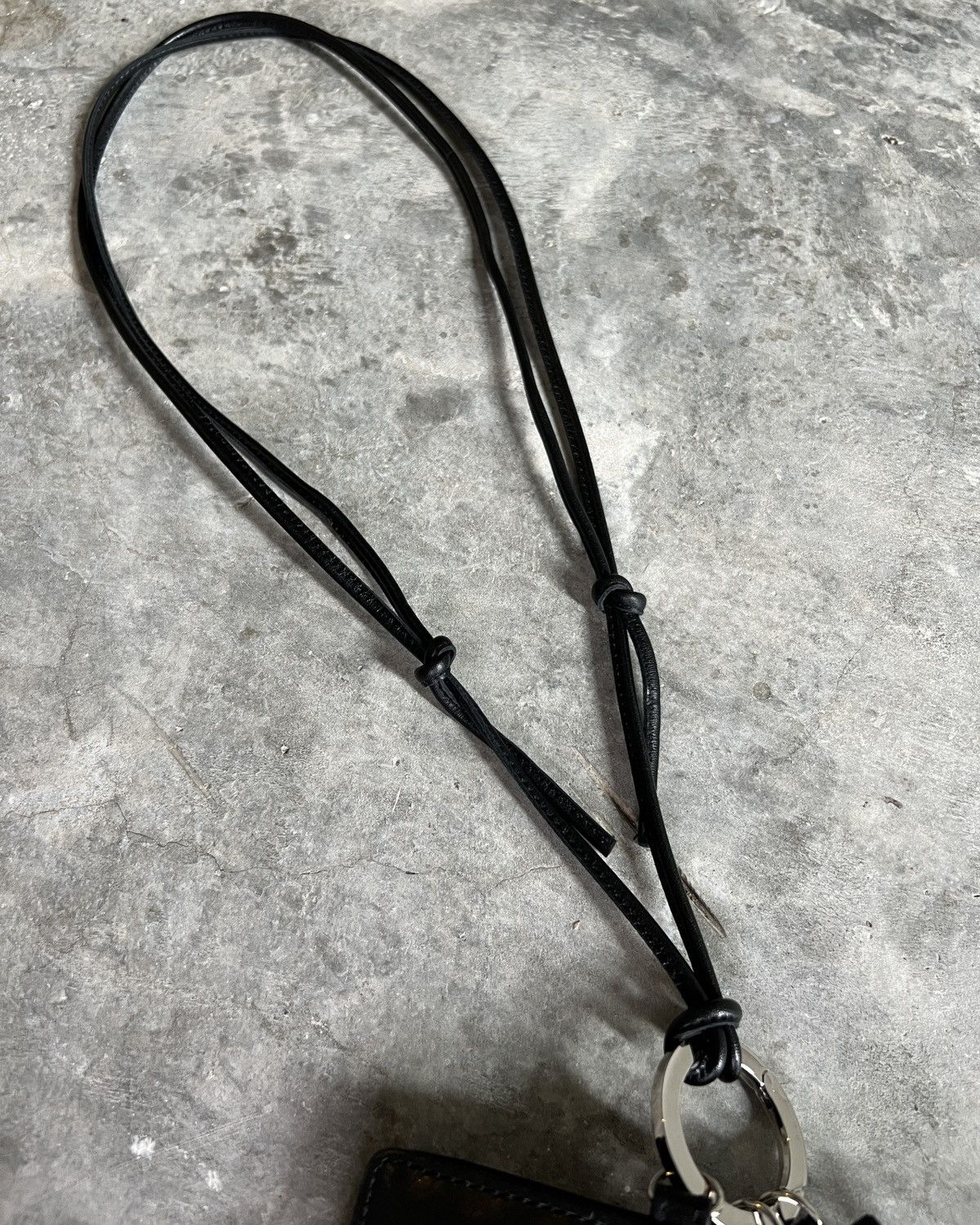 AW22 Y’s Smooth Leather Tripled Pouch Yohji Yamamoto