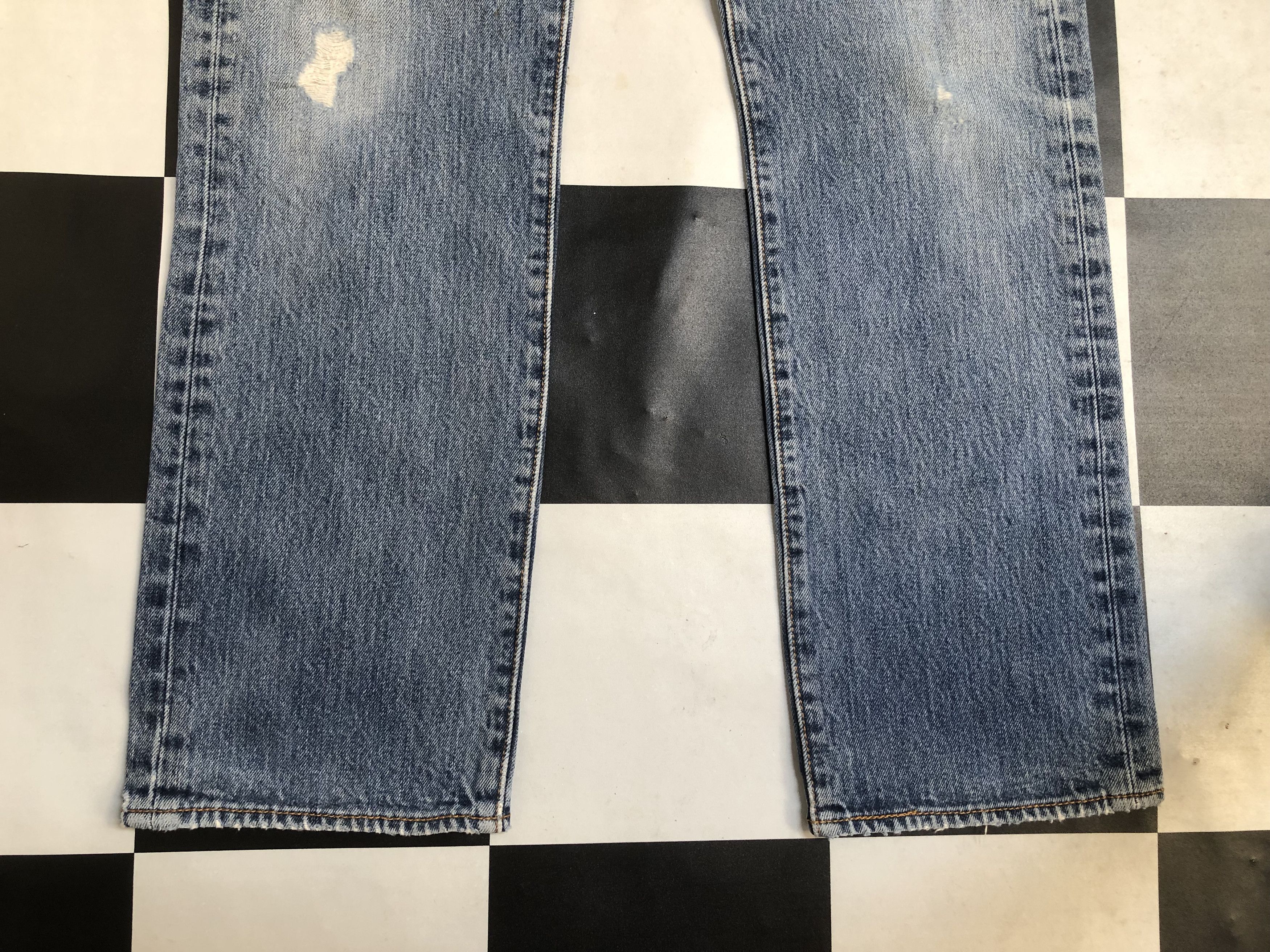 Levi's × Vintage Vintage Levis 501 Distressed Denim Jeans L644 Size US 32 / EU 48 - 3 Thumbnail