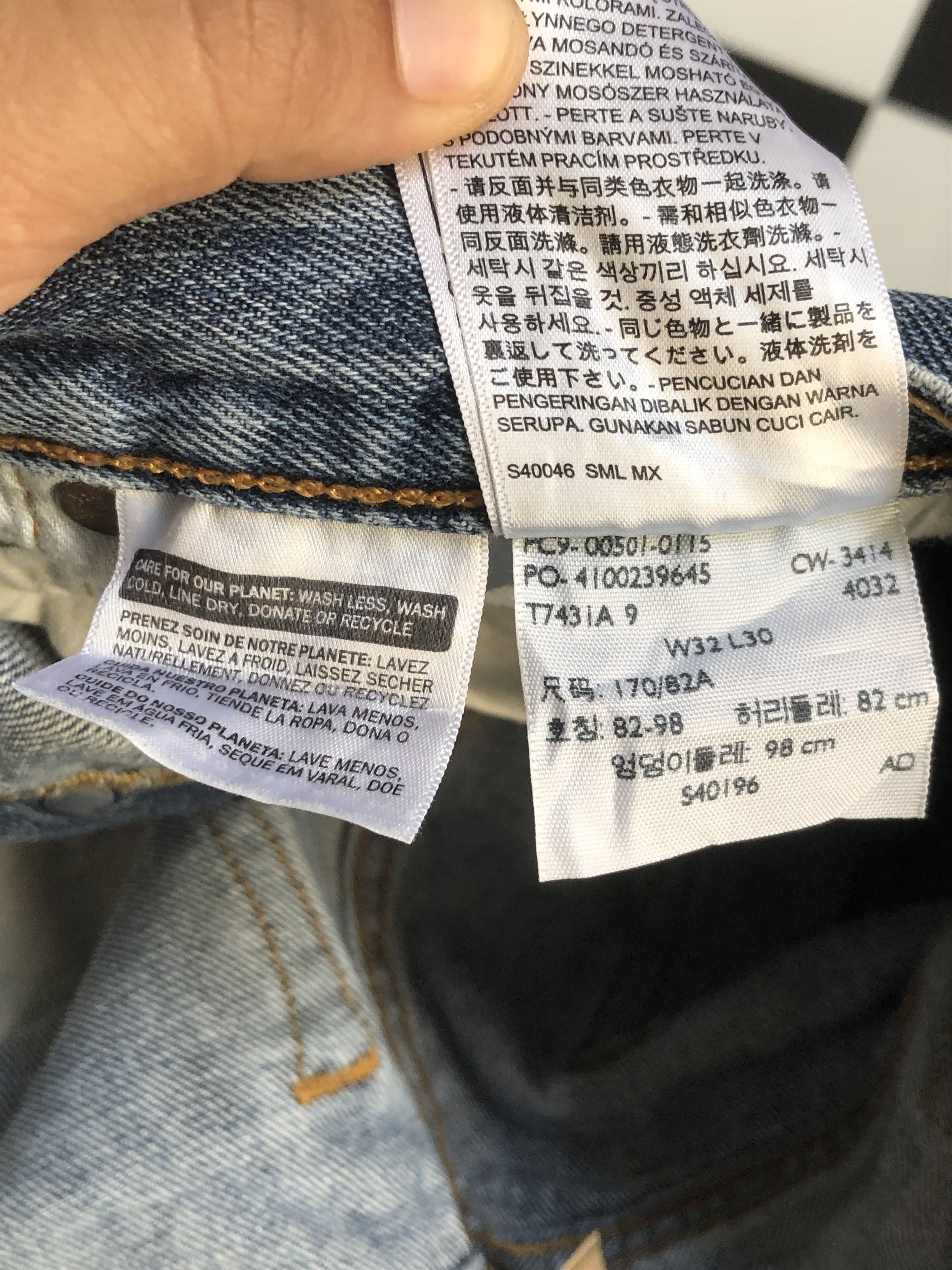 Levi's × Vintage Vintage Levis 501 Distressed Denim Jeans L644 Size US 32 / EU 48 - 15 Thumbnail