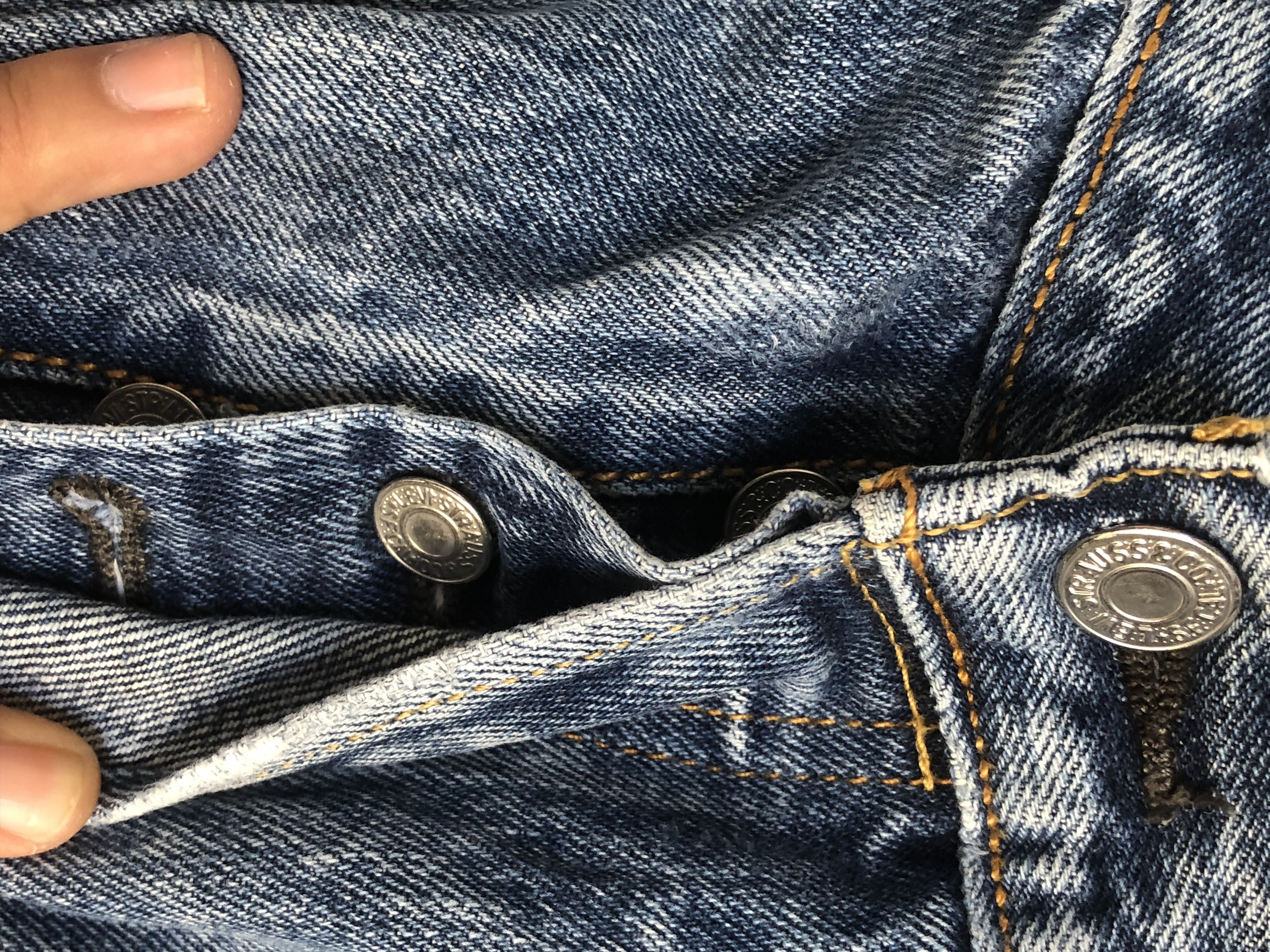 Levi's × Vintage Vintage Levis 501 Distressed Denim Jeans L644 Size US 32 / EU 48 - 6 Thumbnail