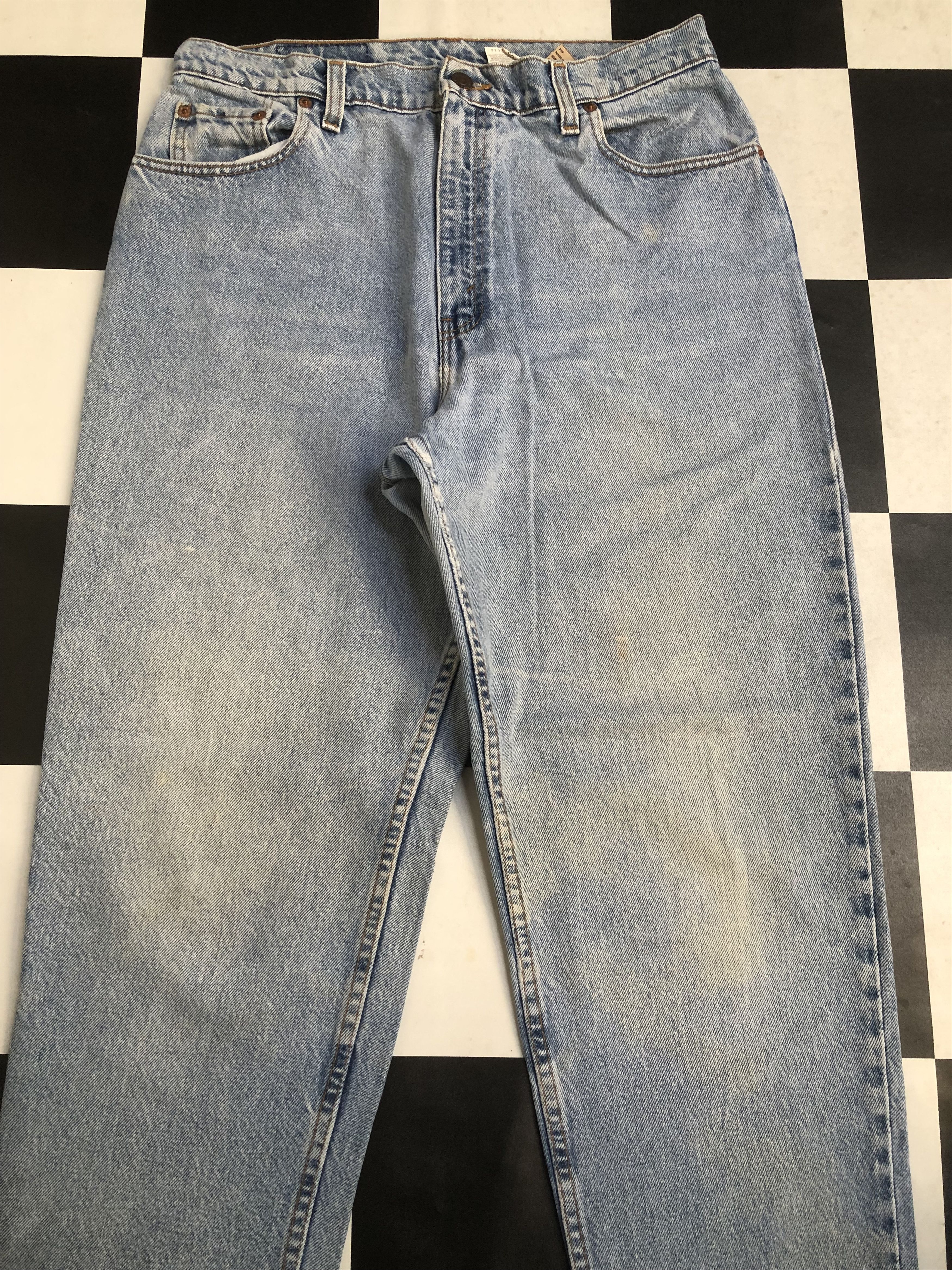 Levi's Vintage Levis 551 Tapered Leg Jeans 33x30 -L643 Size US 33 - 3 Thumbnail