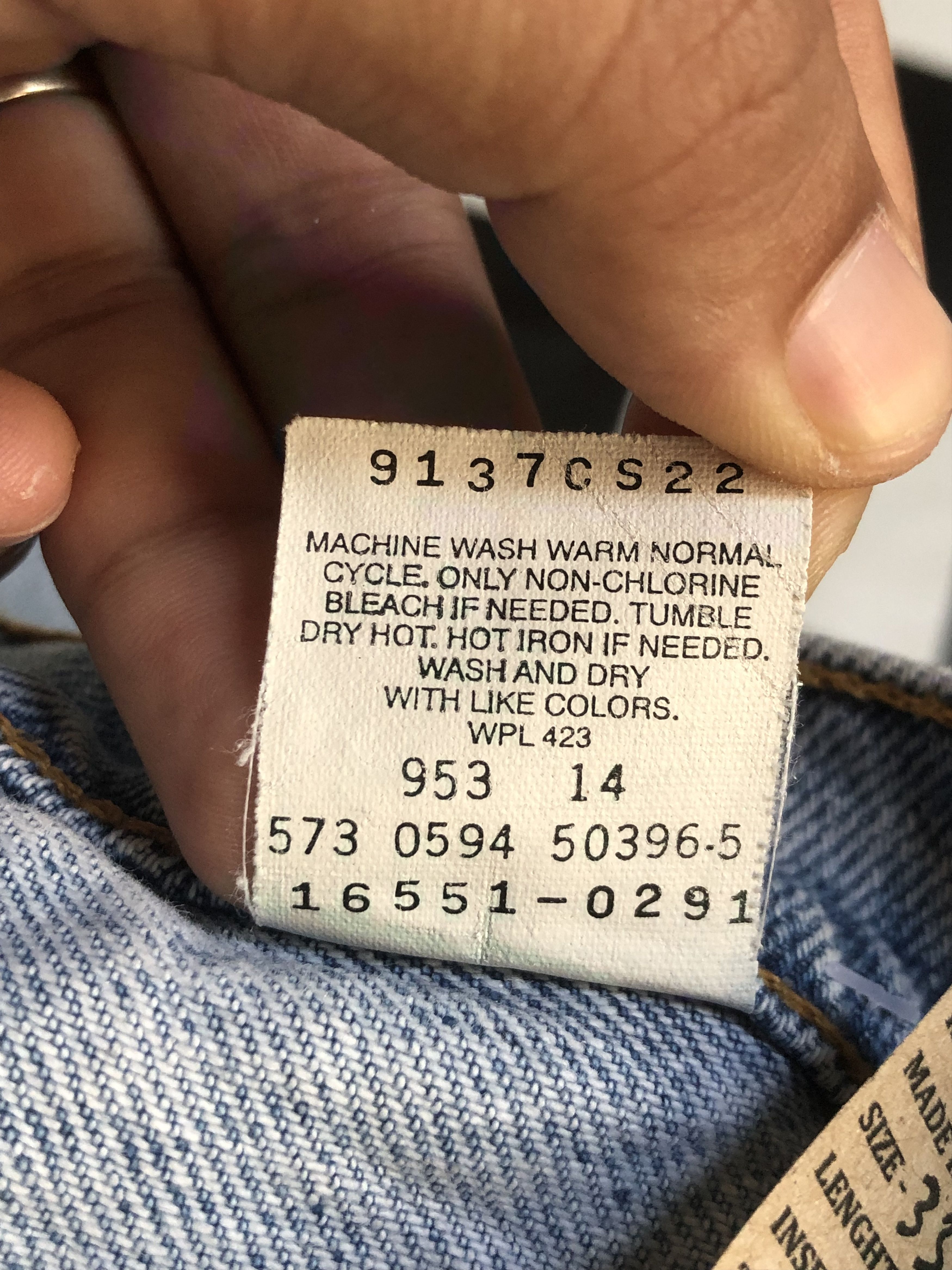 Levi's Vintage Levis 551 Tapered Leg Jeans 33x30 -L643 Size US 33 - 12 Thumbnail