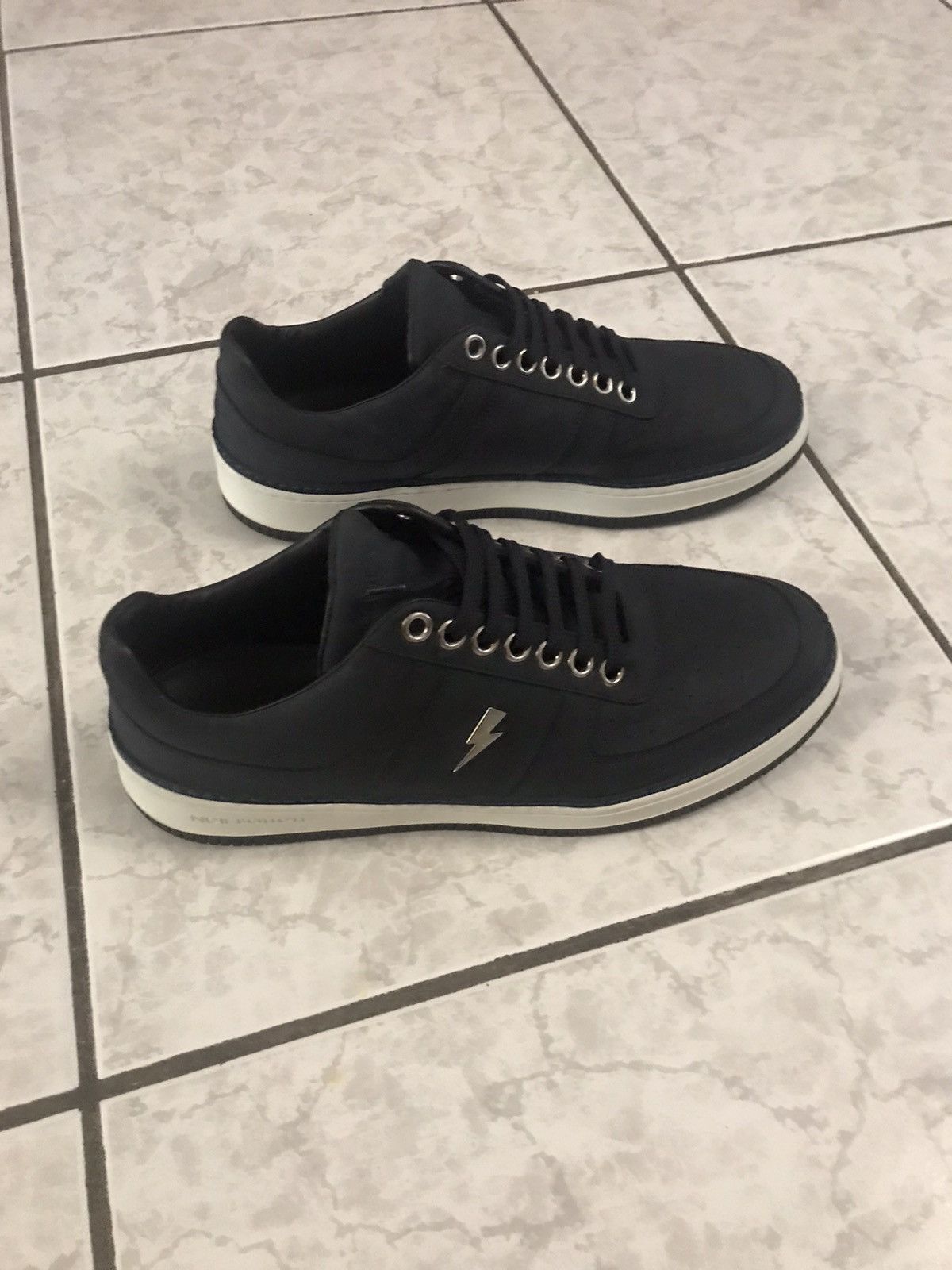 Neil Barrett Neil Barrett navy sneakers Size US 11 / EU 44 - 5 Thumbnail