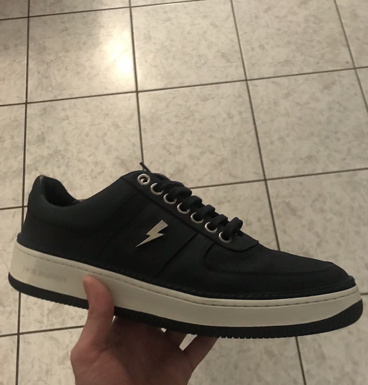 Neil Barrett Neil Barrett navy sneakers Size US 11 / EU 44 - 1 Thumbnail