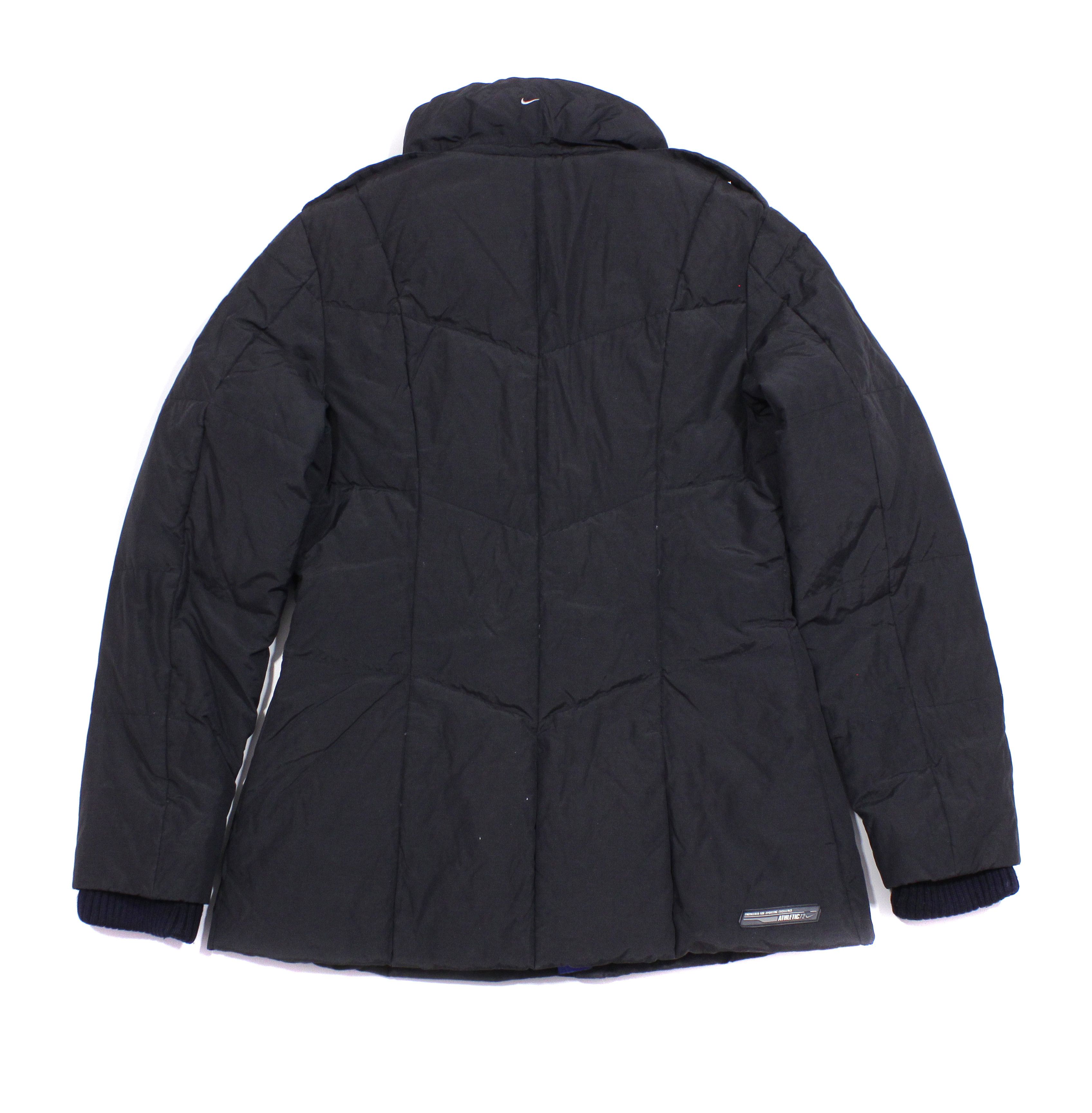 Nike 90S Swoosh Logo Down Textured Jacket Size S / US 4 / IT 40 - 2 Thumbnail