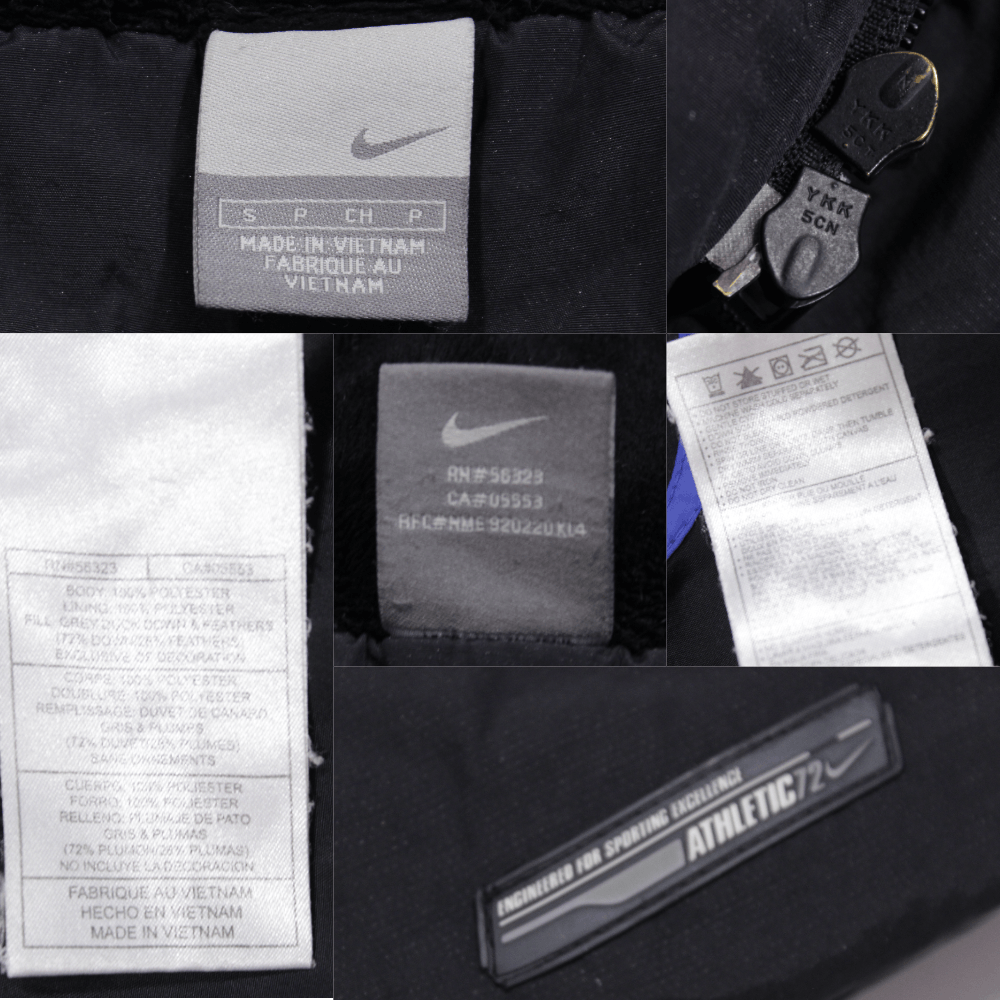 Nike 90S Swoosh Logo Down Textured Jacket Size S / US 4 / IT 40 - 11 Thumbnail
