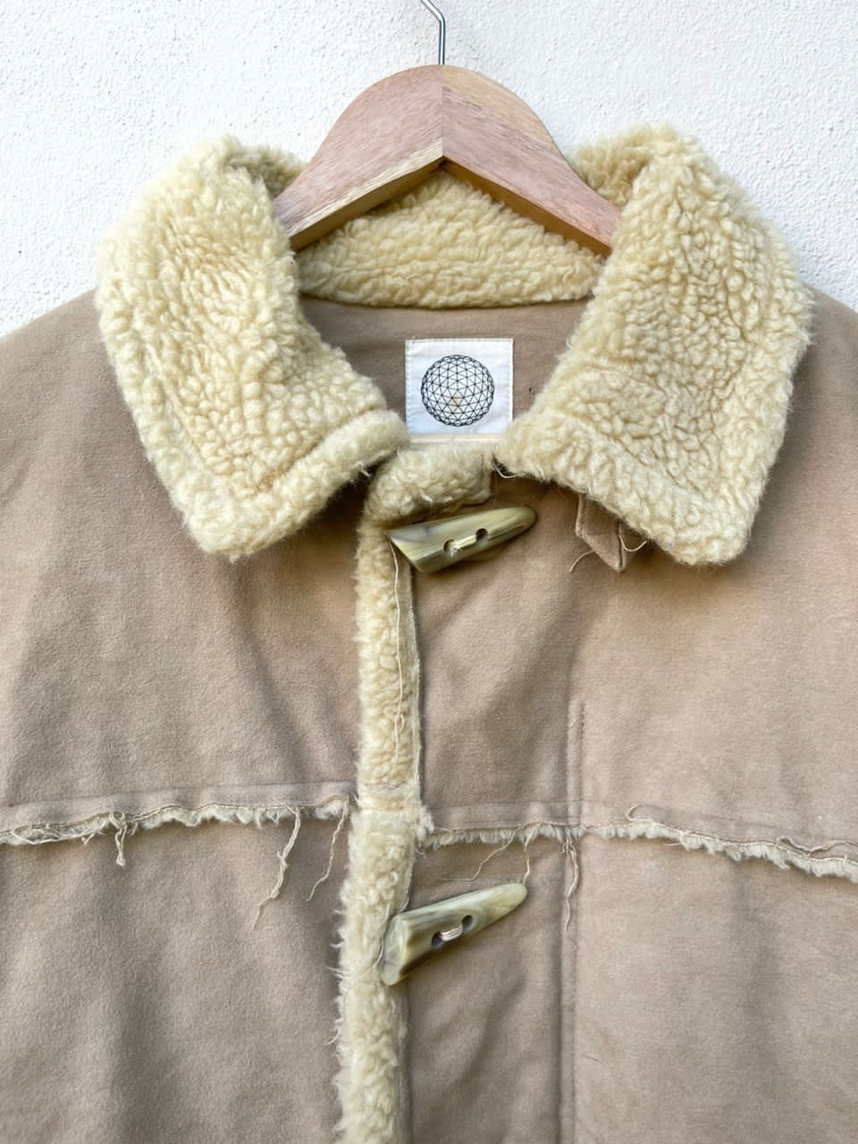 General Research × Japanese Brand × Vintage AW2000 General Research Faux Mouton Coat Jacket Size US L / EU 52-54 / 3 - 8 Thumbnail