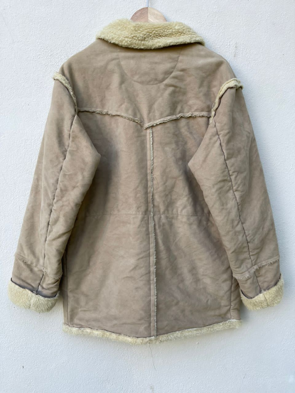 General Research × Japanese Brand × Vintage AW2000 General Research Faux Mouton Coat Jacket Size US L / EU 52-54 / 3 - 13 Thumbnail