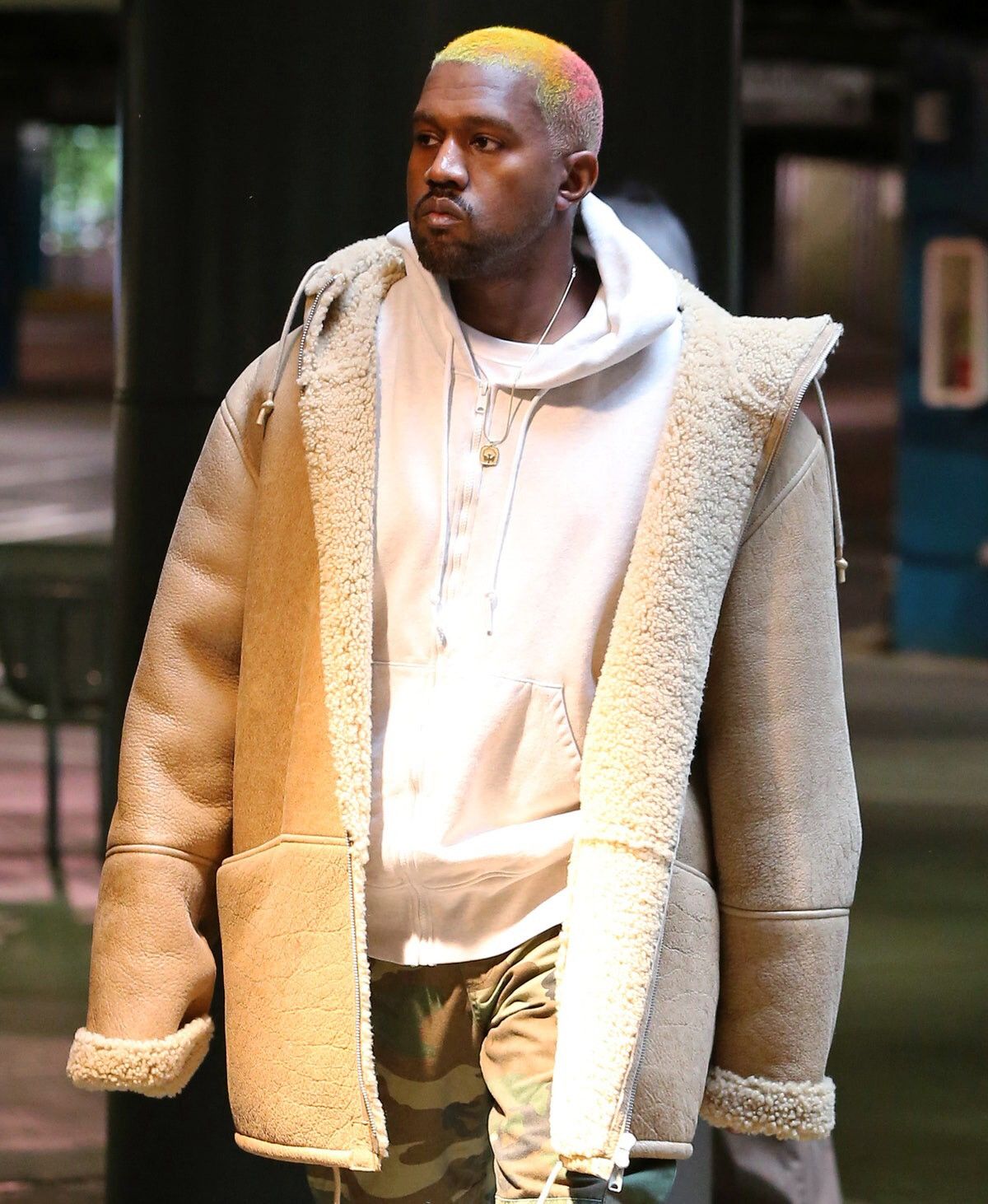 General Research × Japanese Brand × Vintage AW2000 General Research Faux Mouton Coat Jacket Size US L / EU 52-54 / 3 - 1 Thumbnail