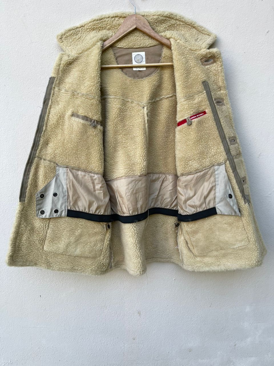 General Research × Japanese Brand × Vintage AW2000 General Research Faux Mouton Coat Jacket Size US L / EU 52-54 / 3 - 9 Thumbnail