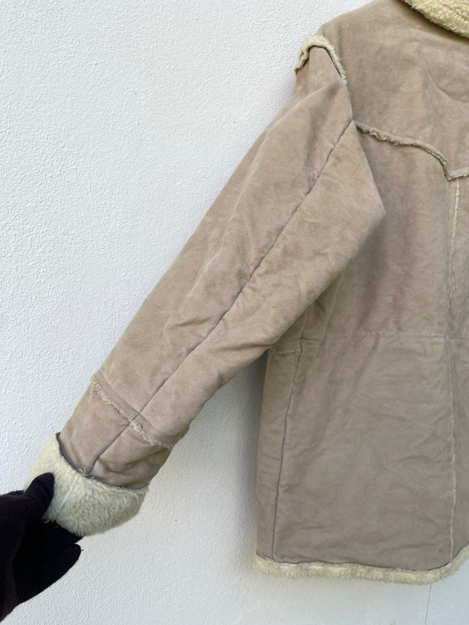 General Research × Japanese Brand × Vintage AW2000 General Research Faux Mouton Coat Jacket Size US L / EU 52-54 / 3 - 19 Thumbnail